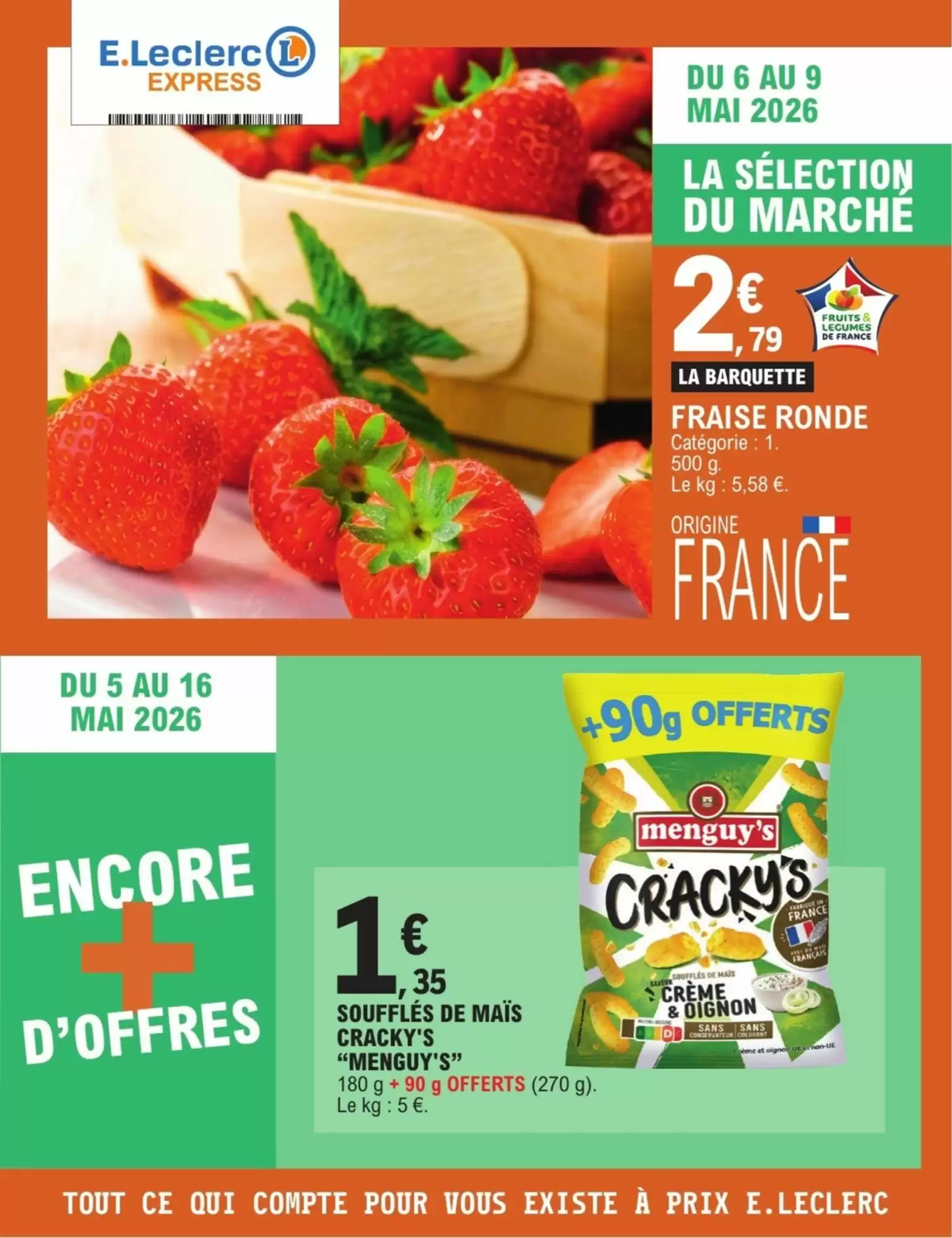 Catalogue E.Leclerc 5 mai au 16 mai 2026