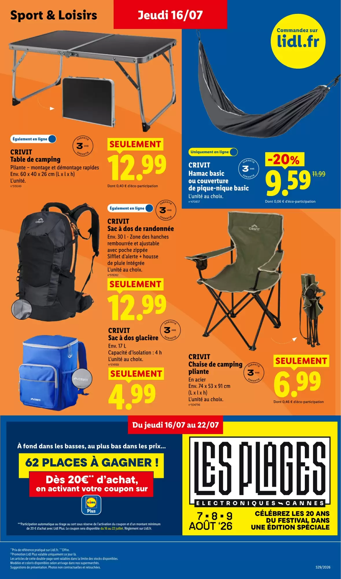 Catalogue Lidl 16 au 22 juillet 2026 - page 29