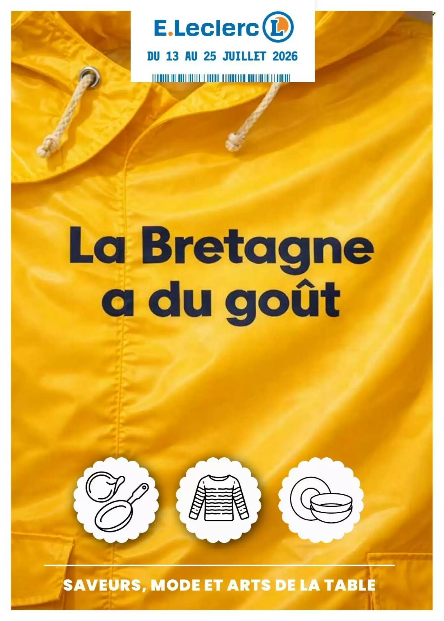 Catalogue E.Leclerc 13 au 25 juillet 2026 - couverture