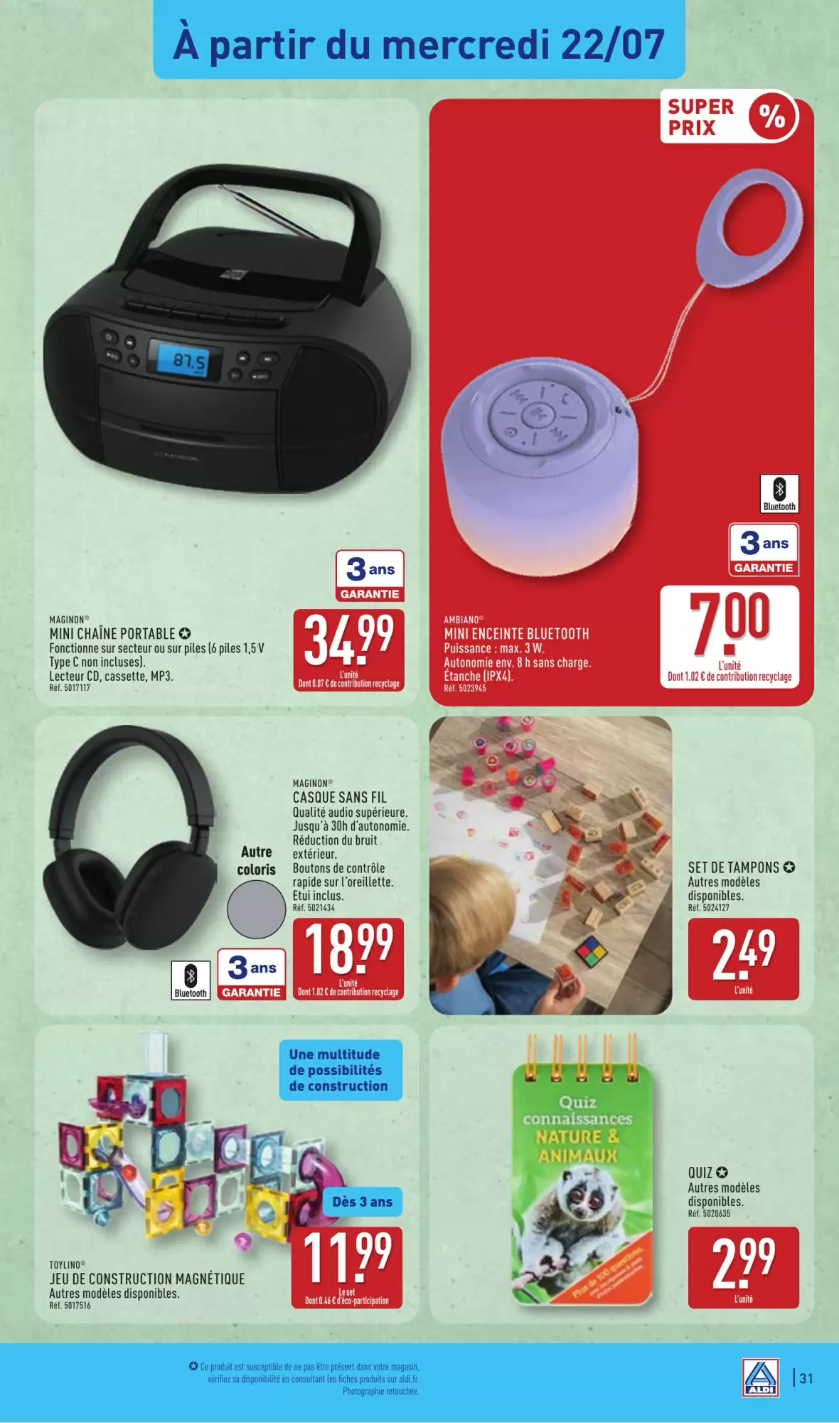 Catalogue Aldi 21 au 27 juillet 2026 - page 33