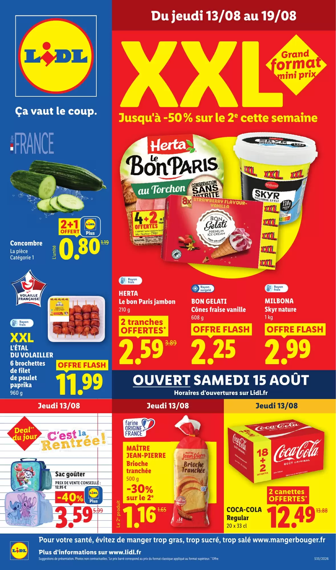 Catalogue Lidl 13 au 19 août 2026 - couverture
