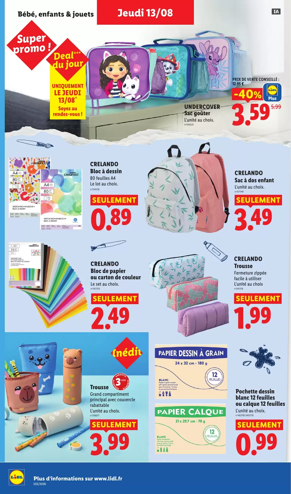 Catalogue Lidl 13 au 19 août 2026 - page 40