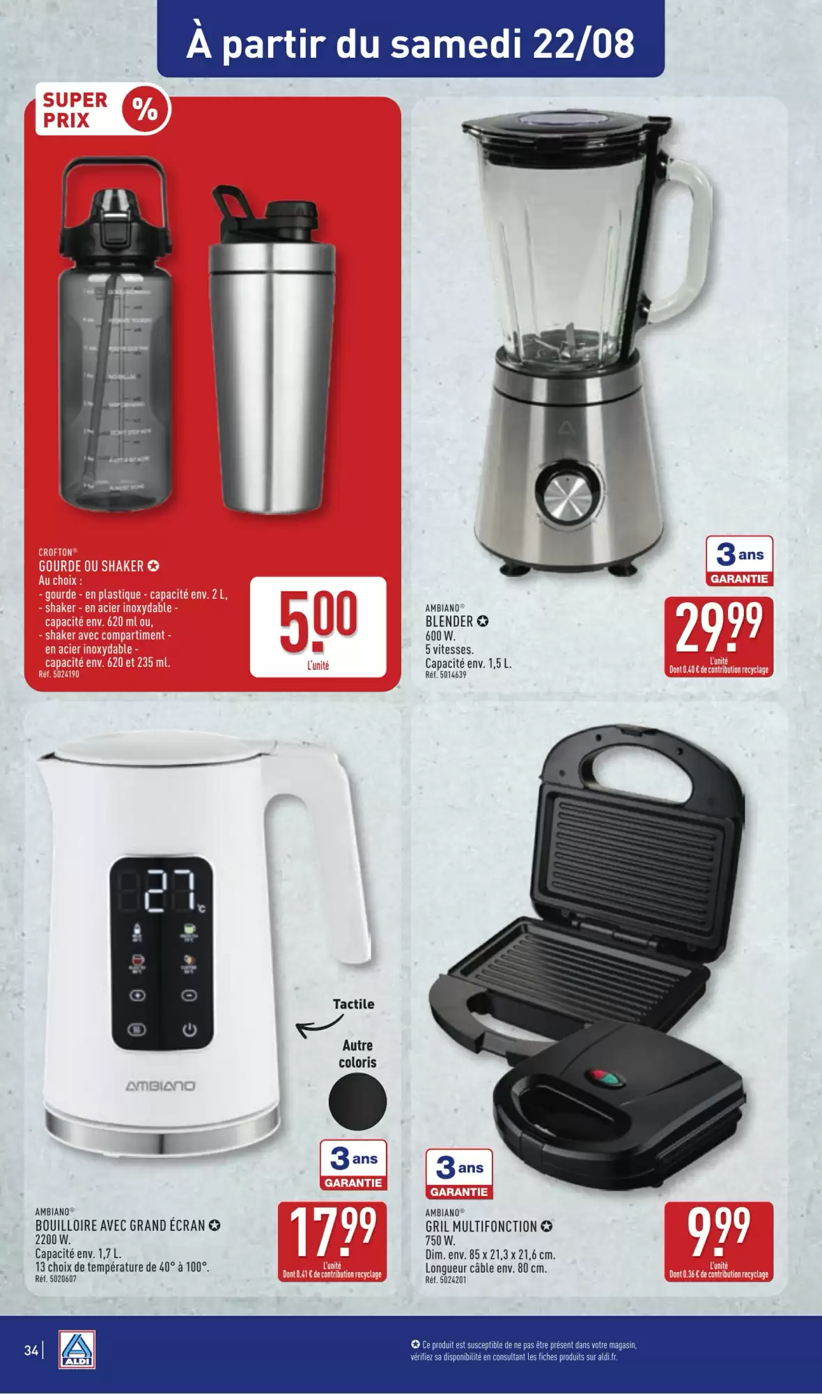 Catalogue Aldi 18 au 24 août 2026 - page 36