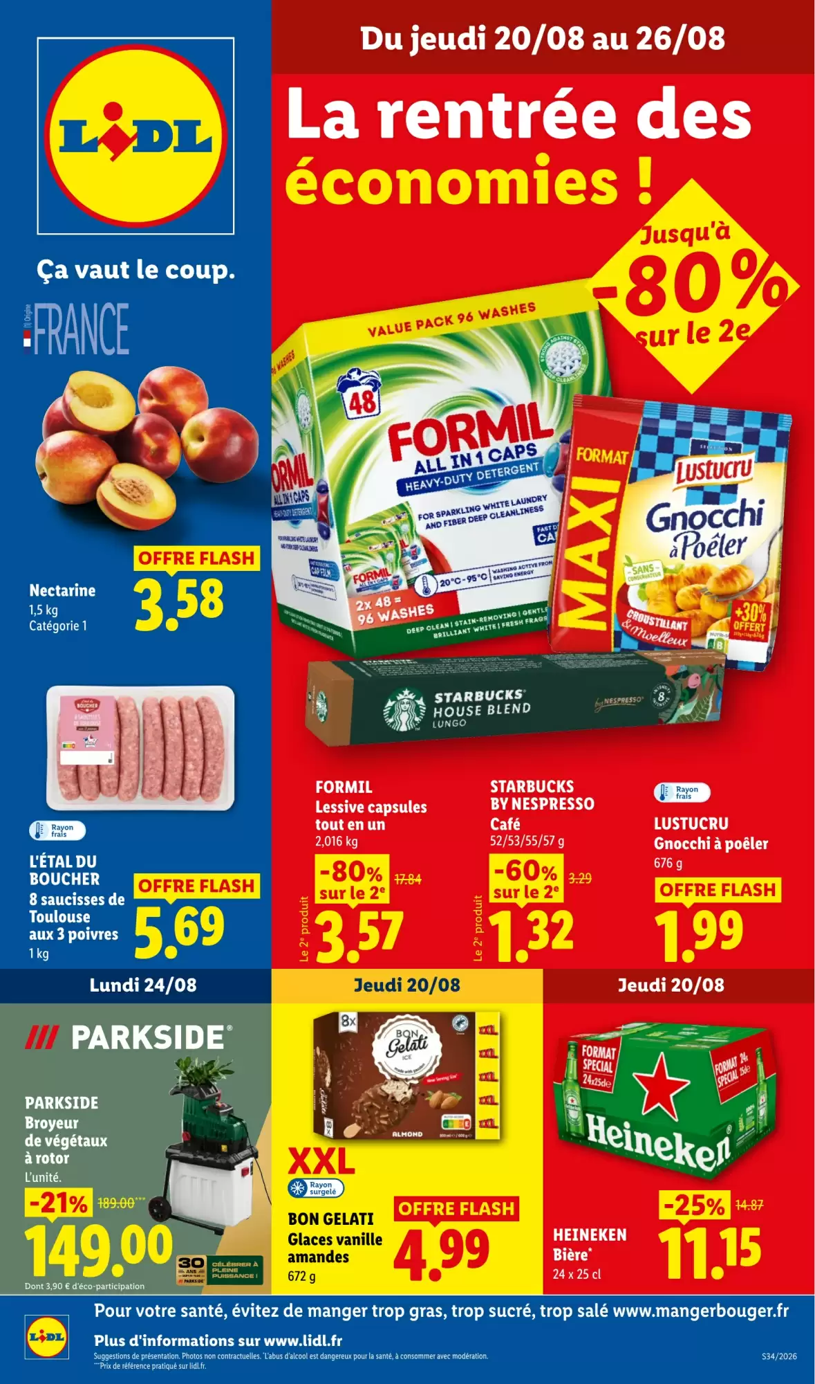 Catalogue Lidl 20 au 26 août 2026 - couverture
