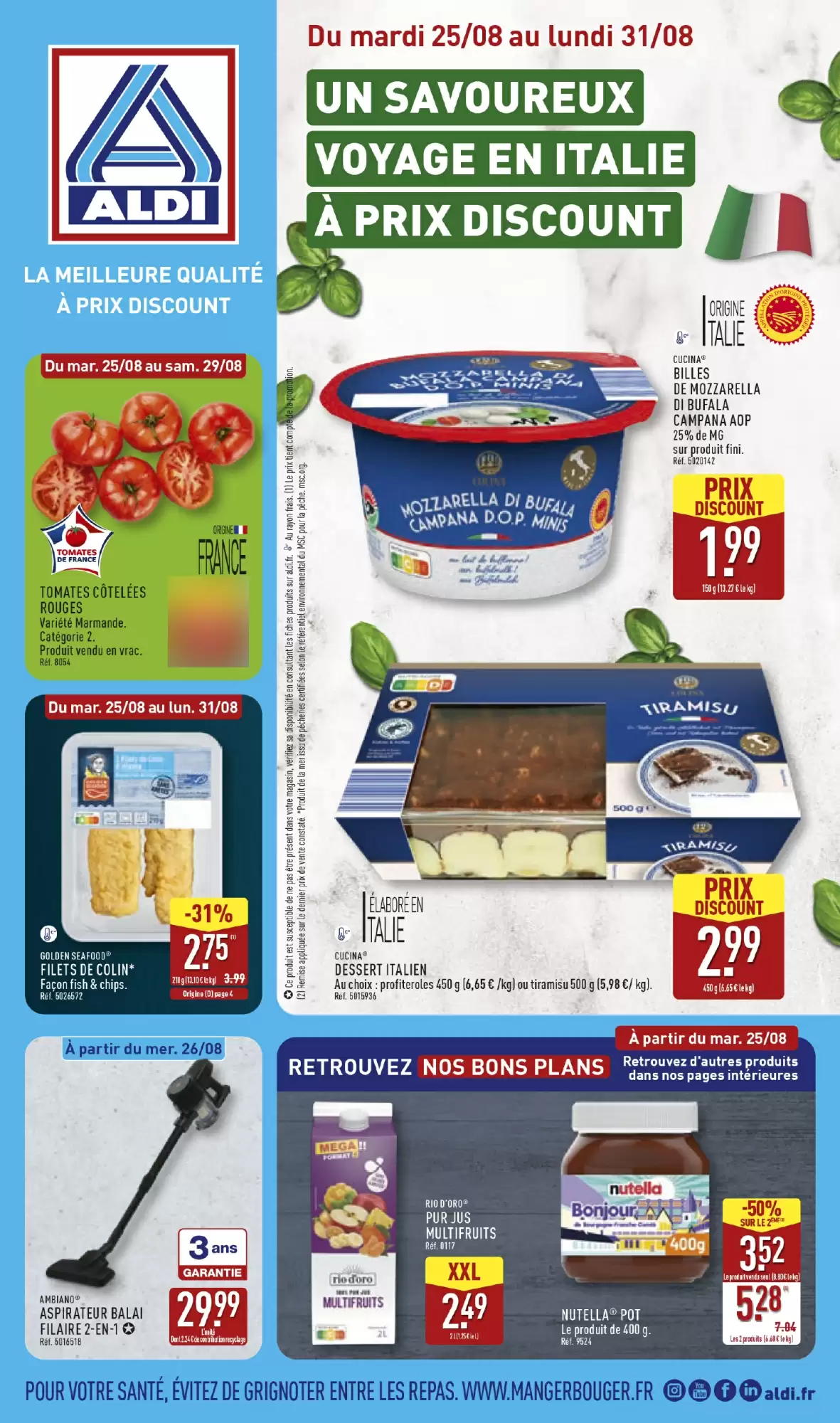 Catalogue Aldi du 25 au 31 août 2026 – page 1