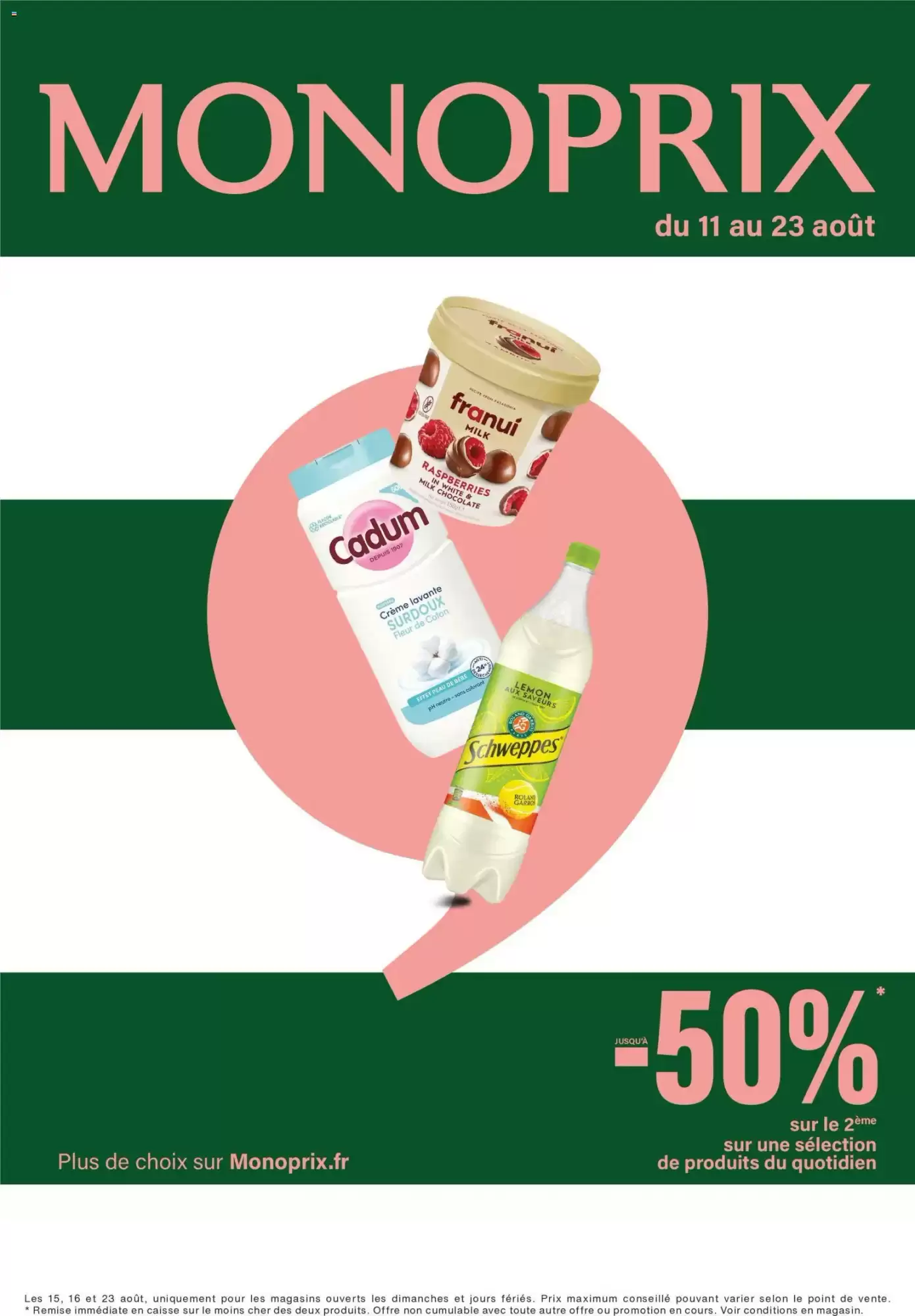 Catalogue Monoprix du 11 au 23 août 2026 – page 1