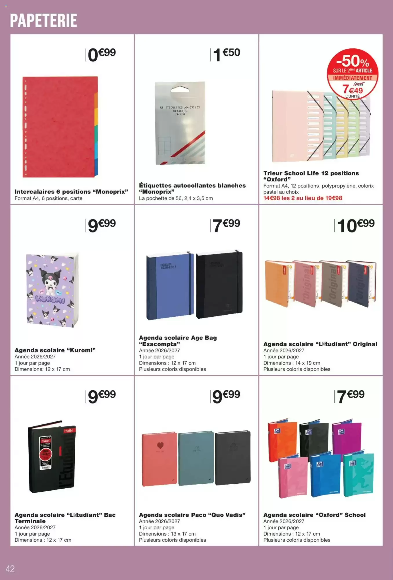 Catalogue Monoprix du 11 au 23 août 2026 – page 42