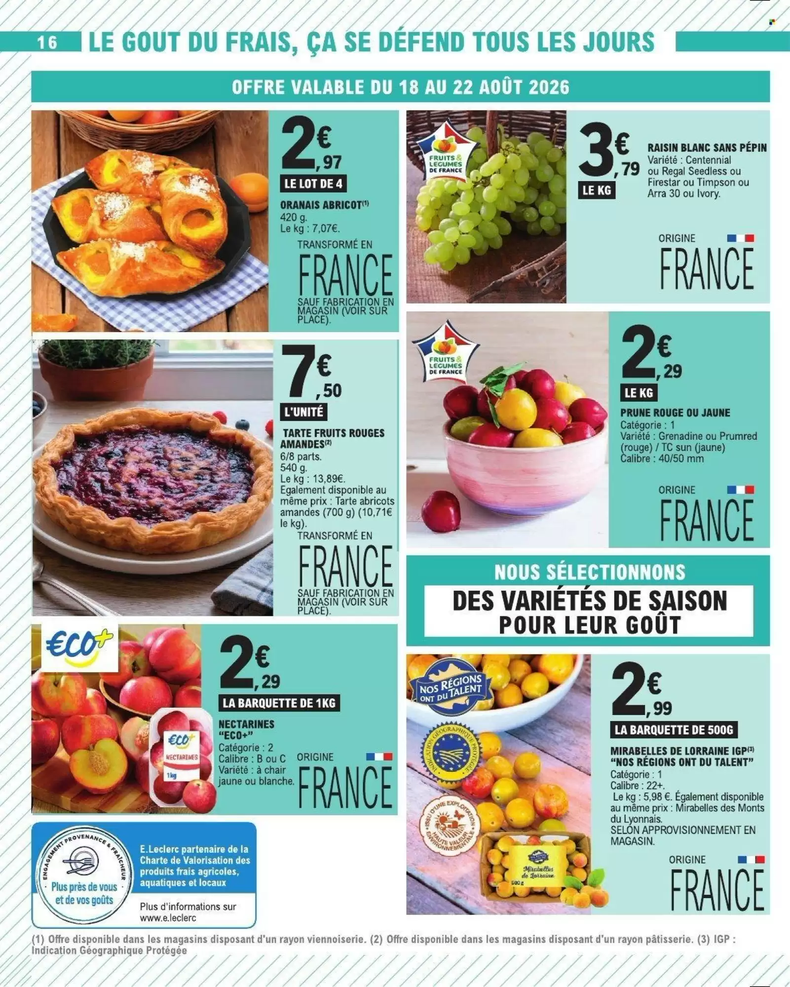 Catalogue E.Leclerc du 18 au 29 août 2026 – page 16