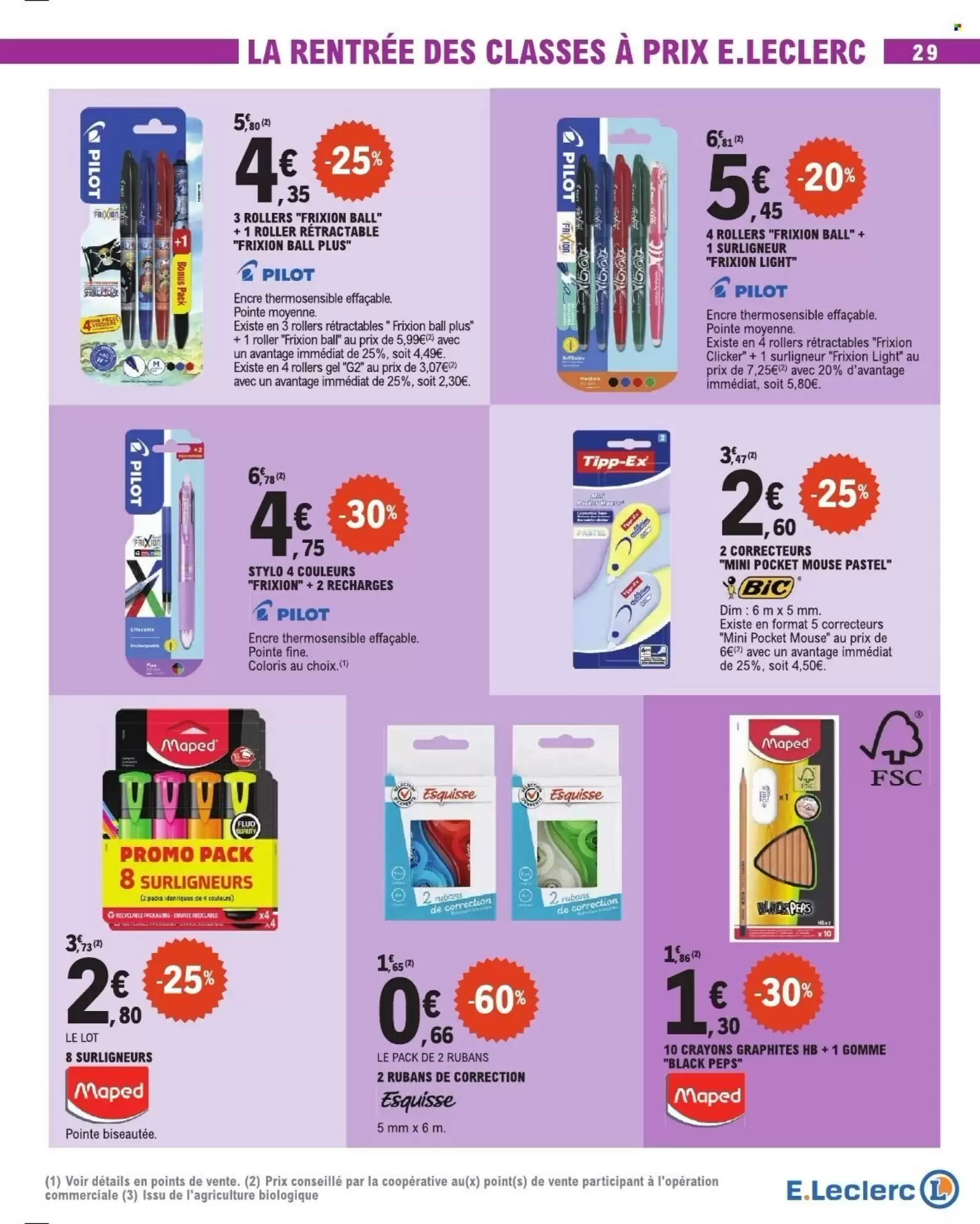 Catalogue E.Leclerc du 18 au 29 août 2026 – page 29