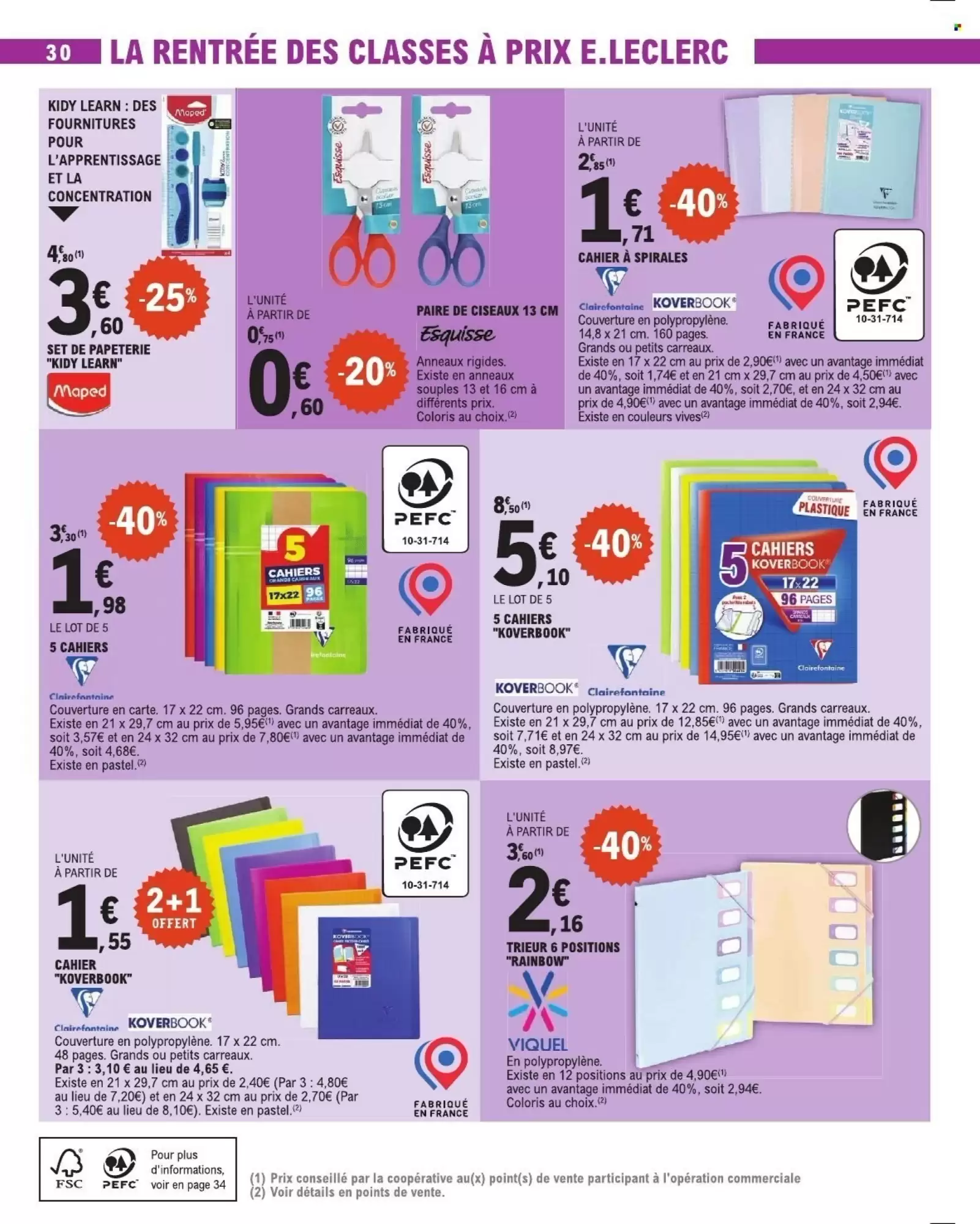 Catalogue E.Leclerc du 18 au 29 août 2026 – page 30