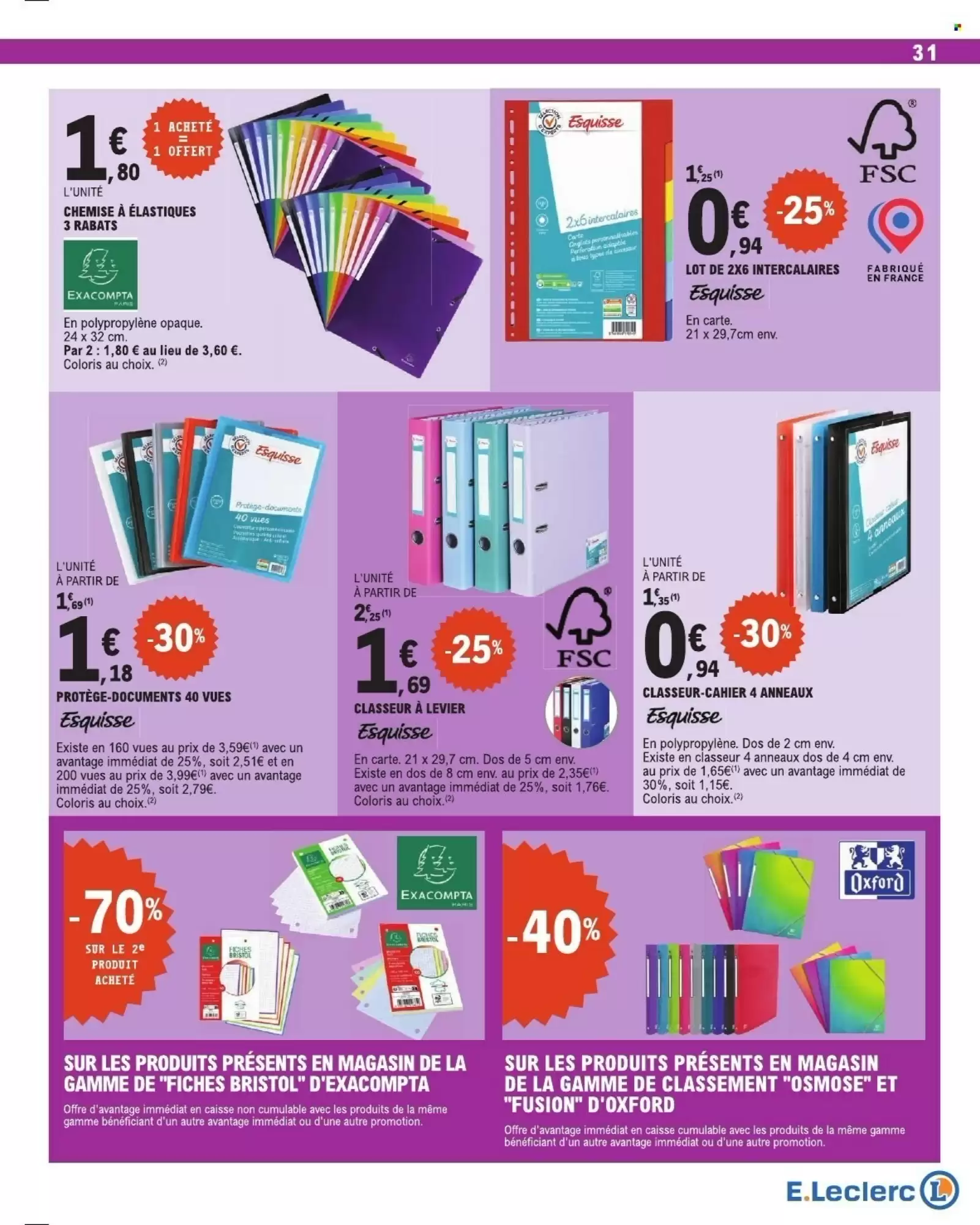 Catalogue E.Leclerc du 18 au 29 août 2026 – page 31