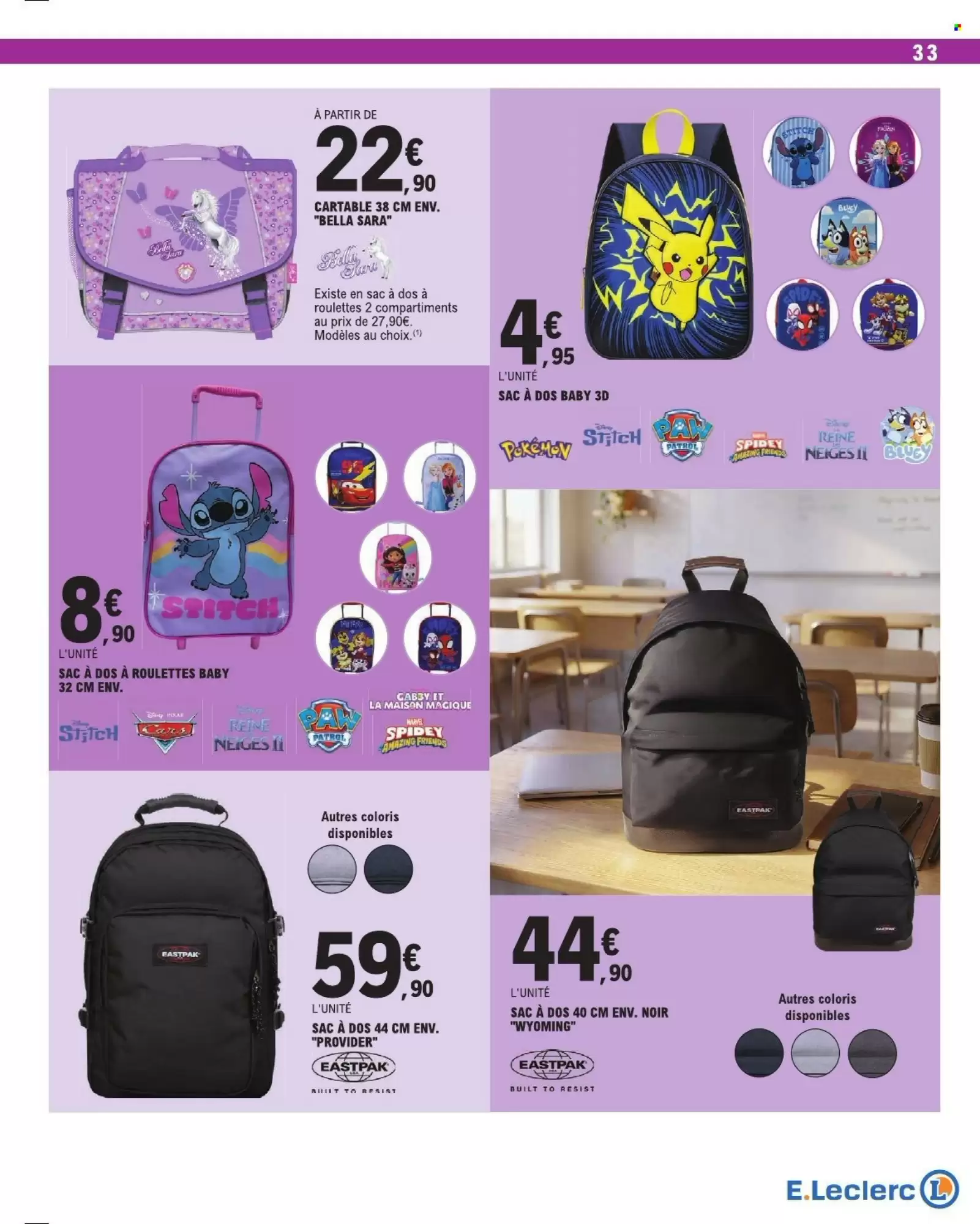Catalogue E.Leclerc du 18 au 29 août 2026 – page 33