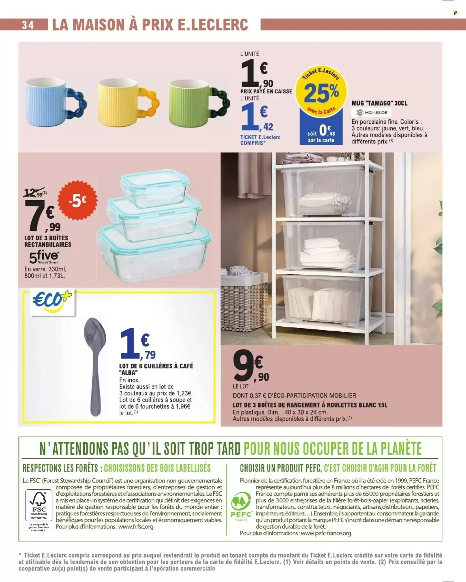 Catalogue E.Leclerc du 18 au 29 août 2026 – page 34