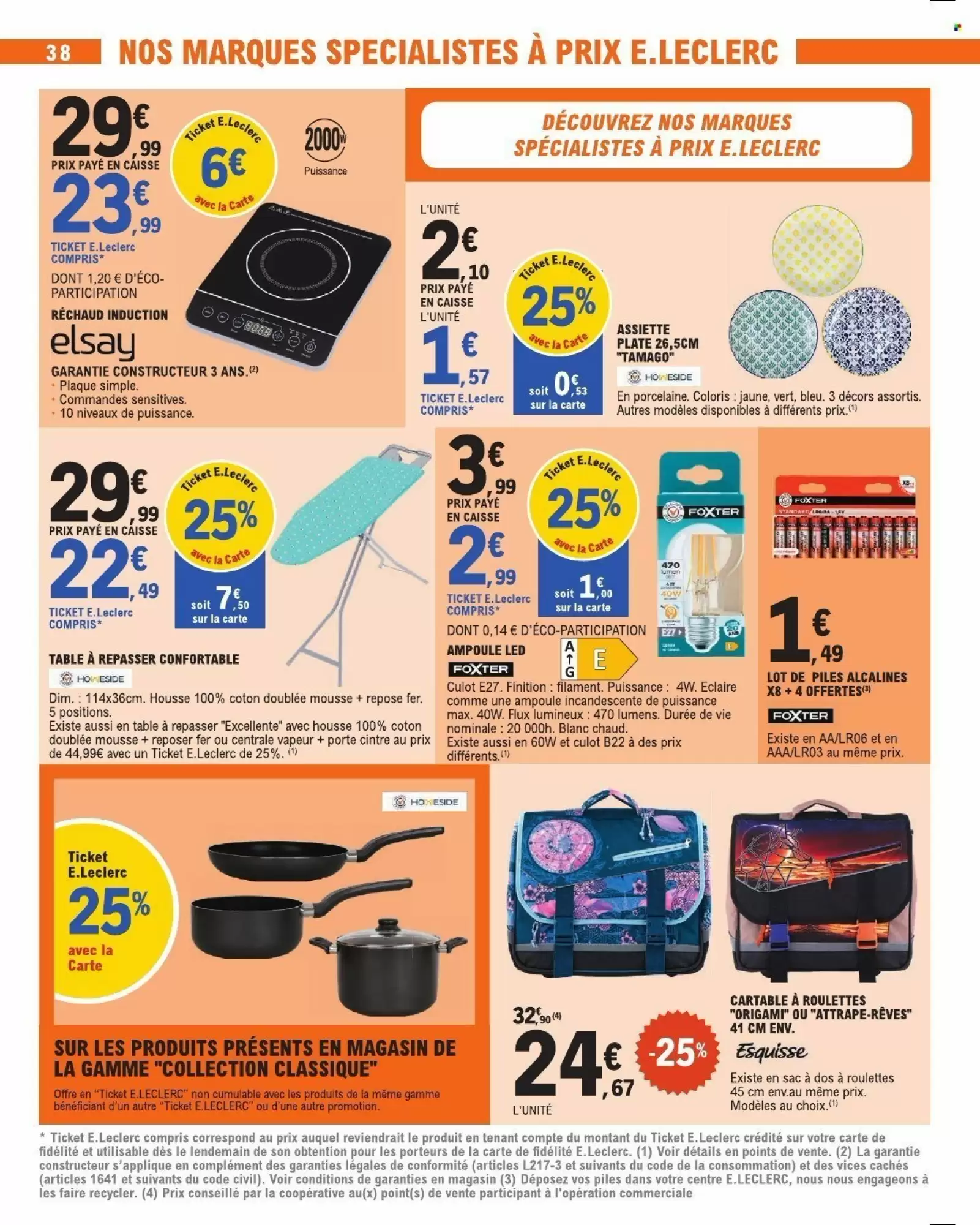 Catalogue E.Leclerc du 18 au 29 août 2026 – page 38