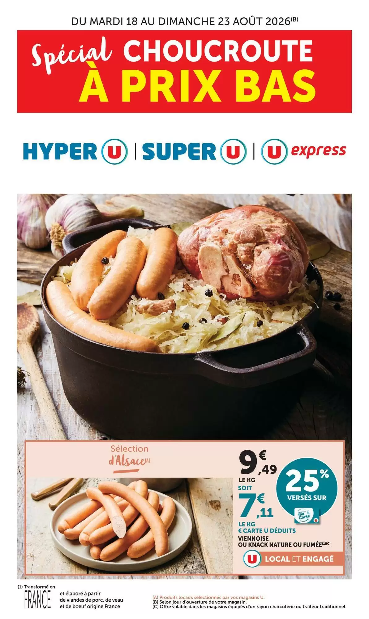 Catalogue Super U du 18 au 23 août 2026 – page 1