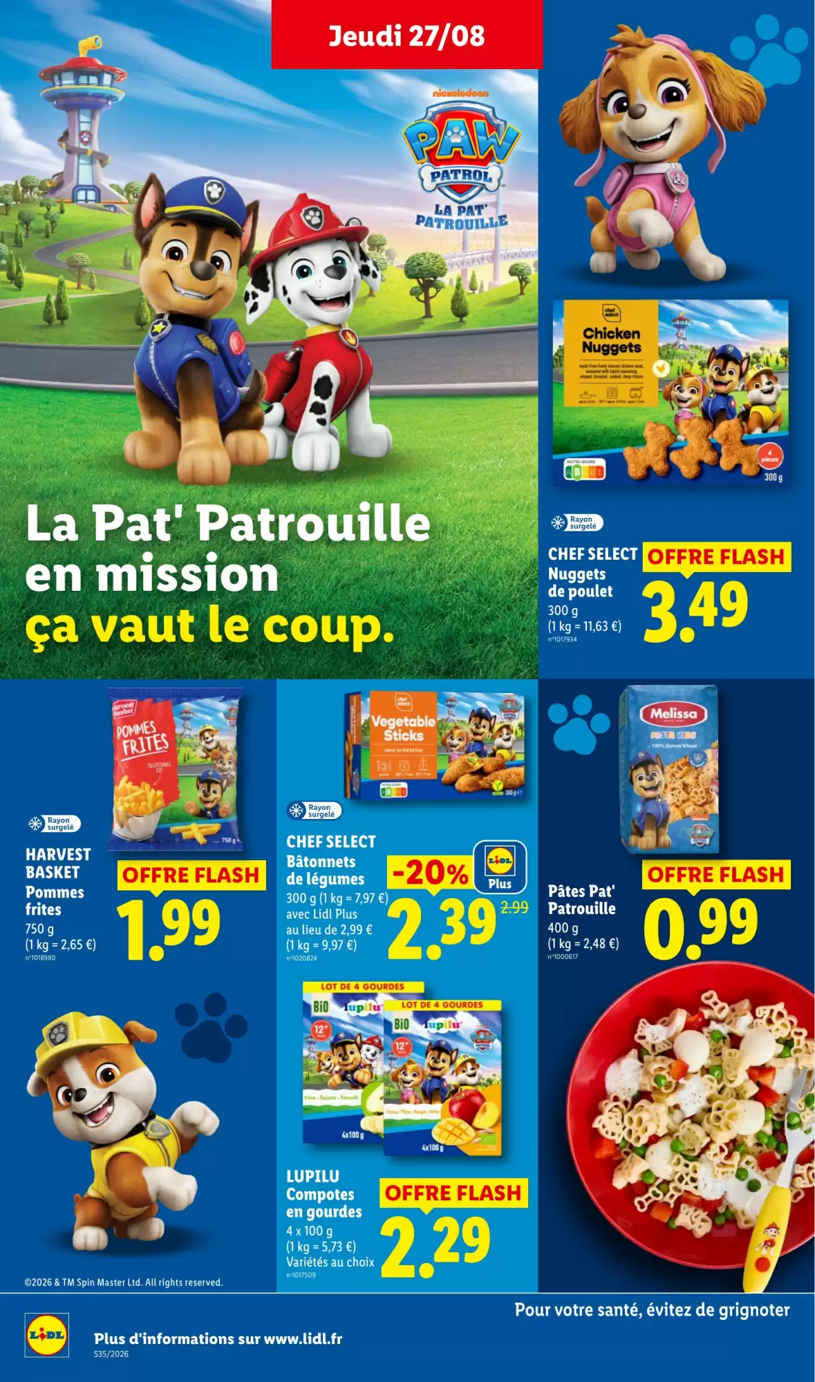Catalogue Lidl du 27 août au 2 septembre 2026 – page 20