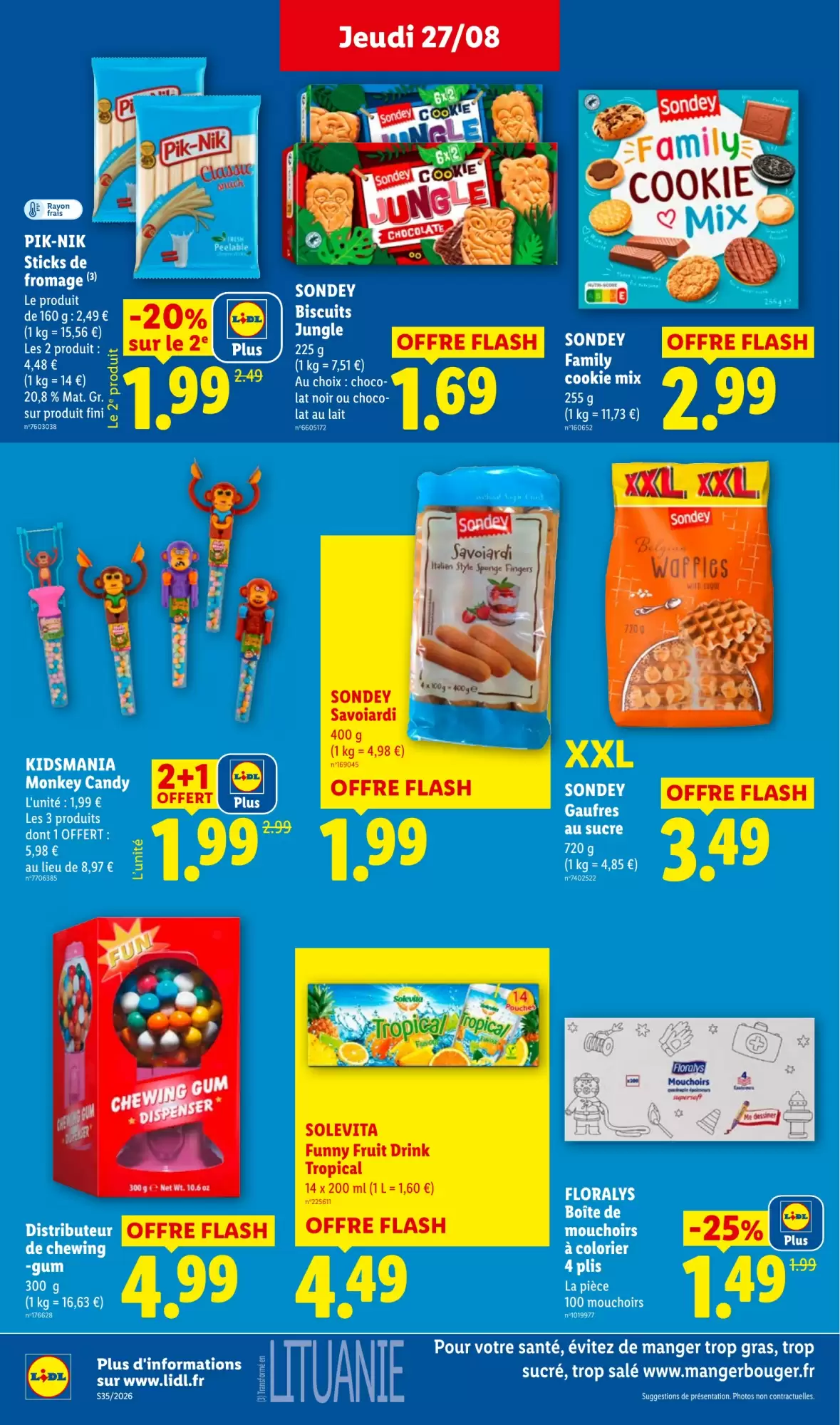 Catalogue Lidl du 27 août au 2 septembre 2026 – page 22