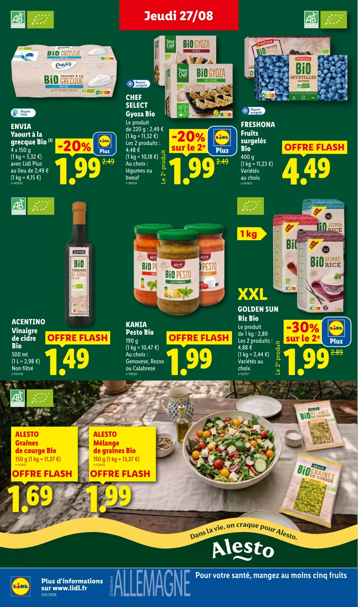 Catalogue Lidl du 27 août au 2 septembre 2026 – page 24