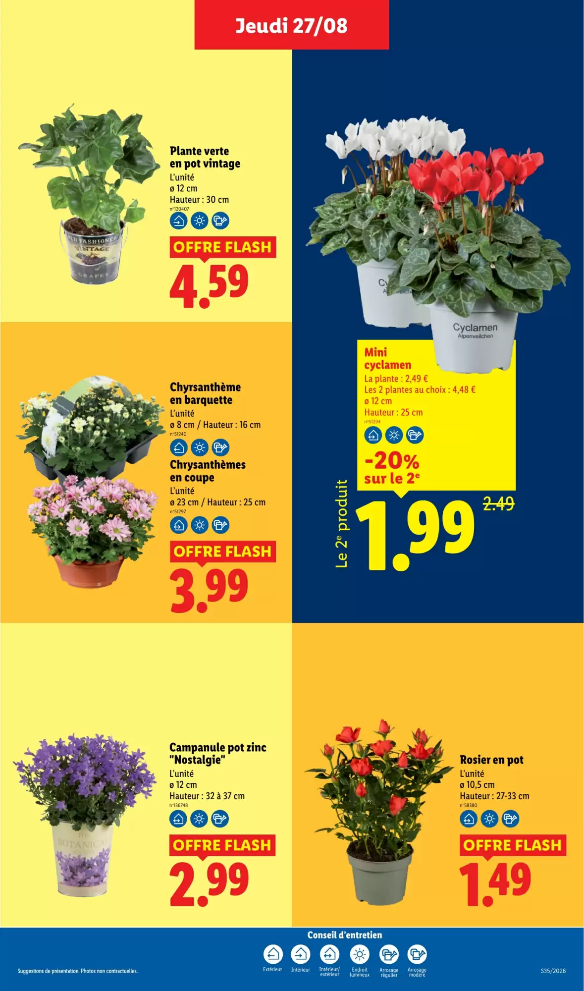 Catalogue Lidl du 27 août au 2 septembre 2026 – page 29