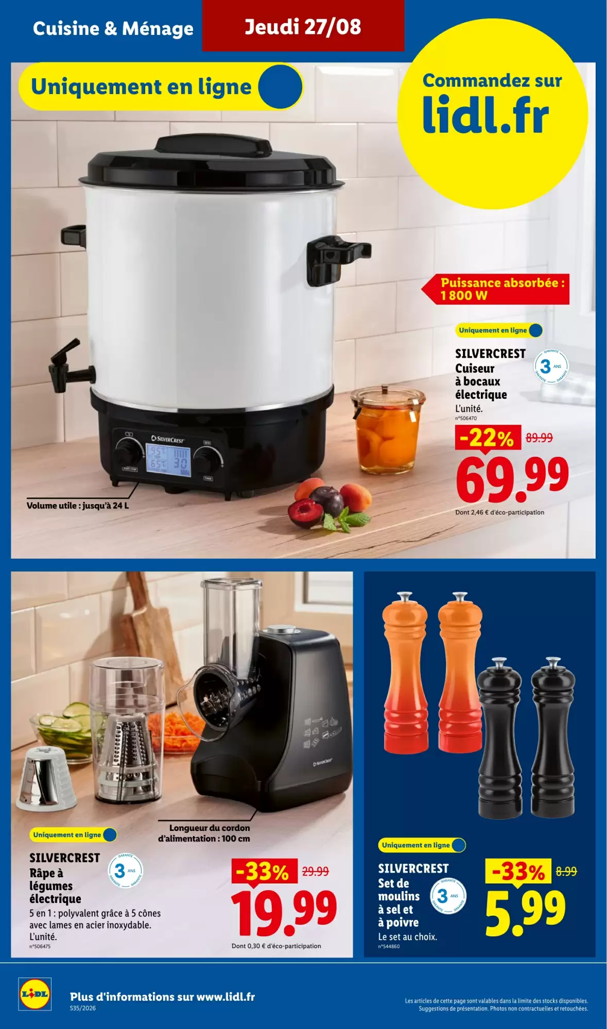 Catalogue Lidl du 27 août au 2 septembre 2026 – page 30