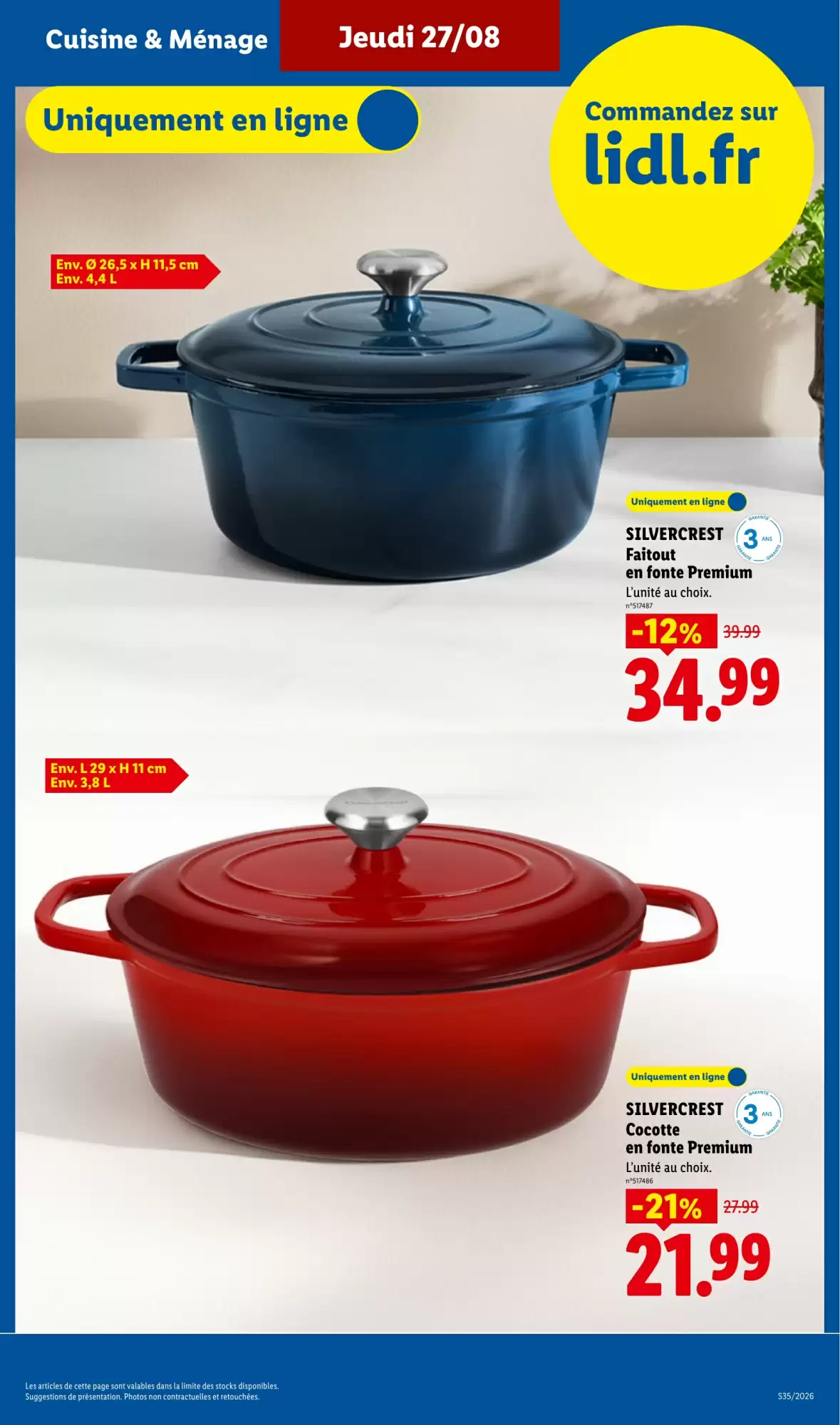 Catalogue Lidl du 27 août au 2 septembre 2026 – page 31