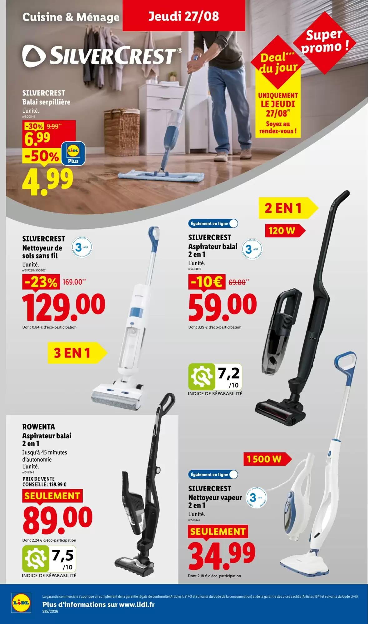 Catalogue Lidl du 27 août au 2 septembre 2026 – page 36