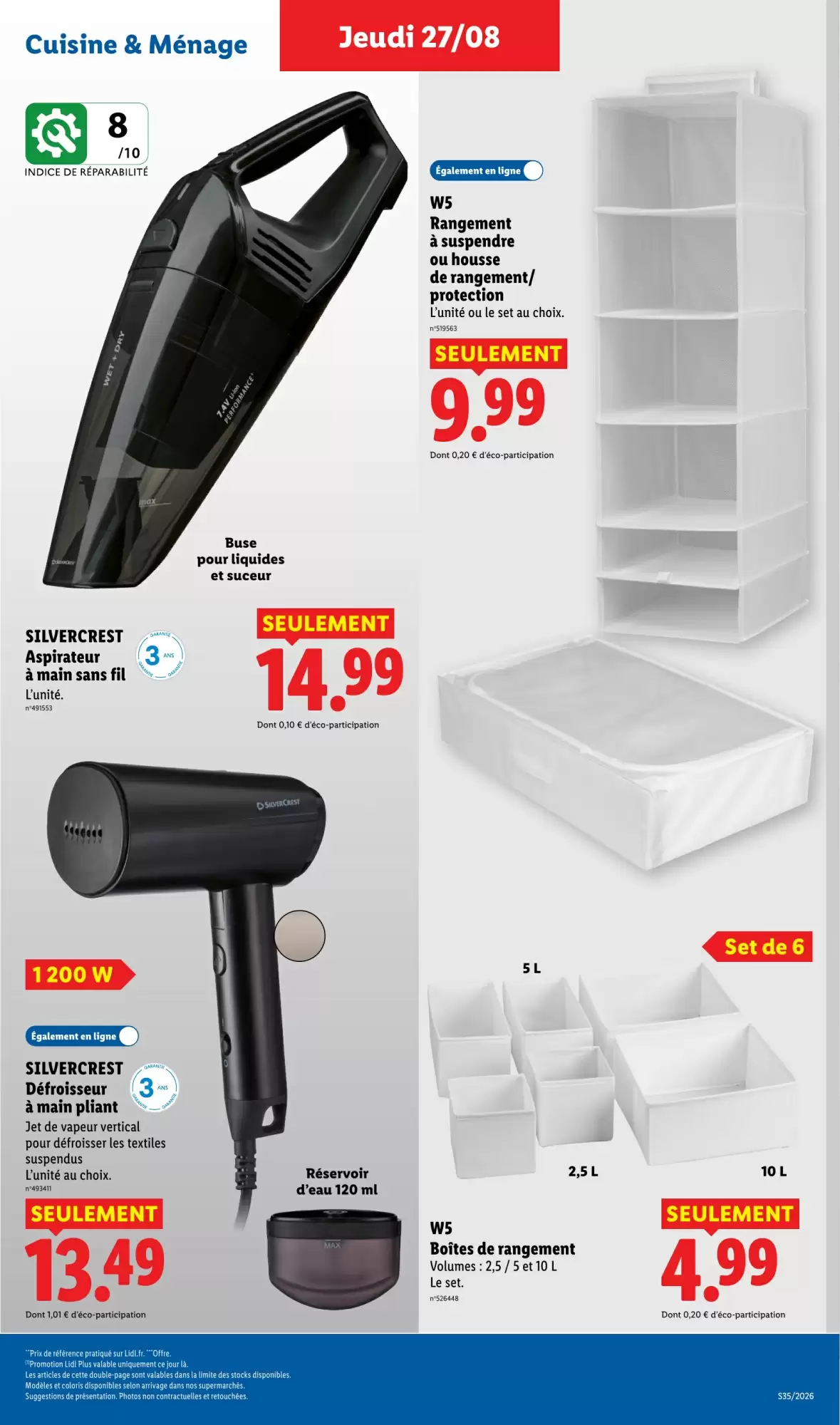 Catalogue Lidl du 27 août au 2 septembre 2026 – page 37
