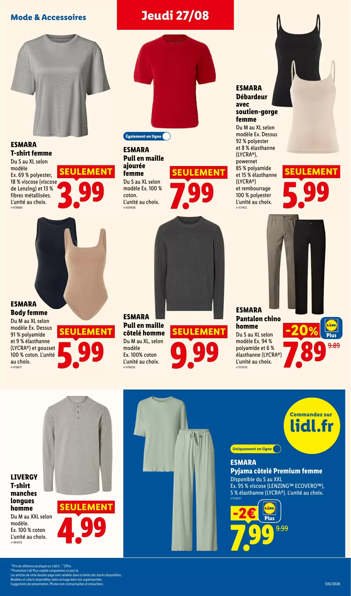 Catalogue Lidl du 27 août au 2 septembre 2026 – page 43