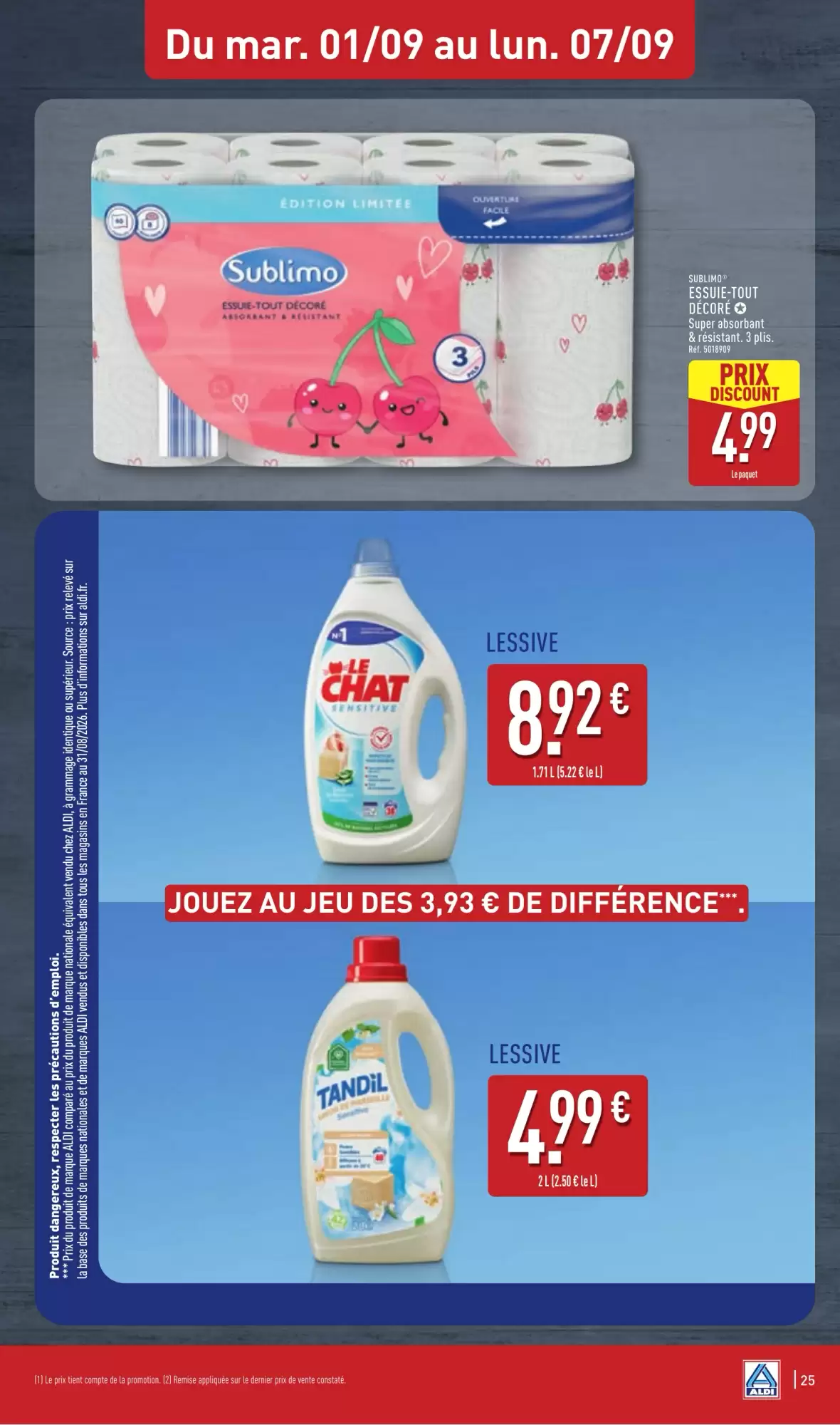Catalogue Aldi 1er au 7 septembre 2026 - page 27