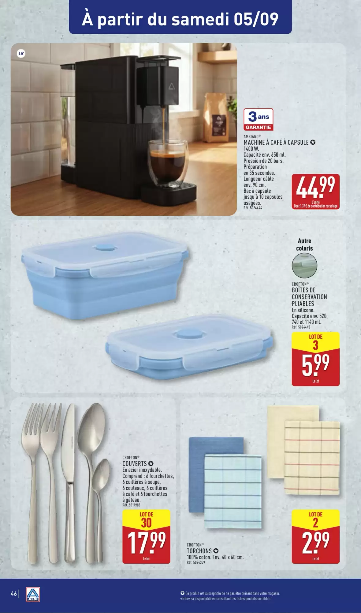 Catalogue Aldi 1er au 7 septembre 2026 - page 48