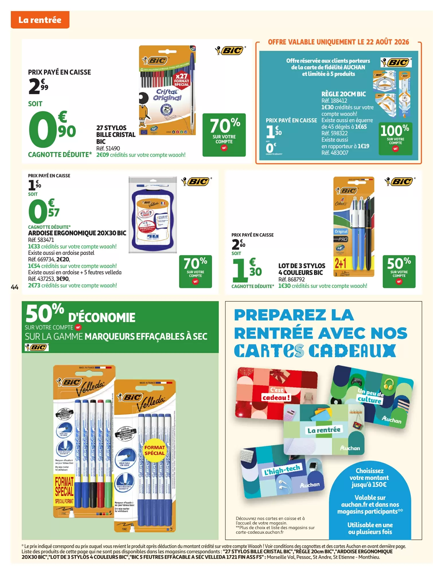 Catalogue Auchan du 18 — 30 août 2026 – page 44