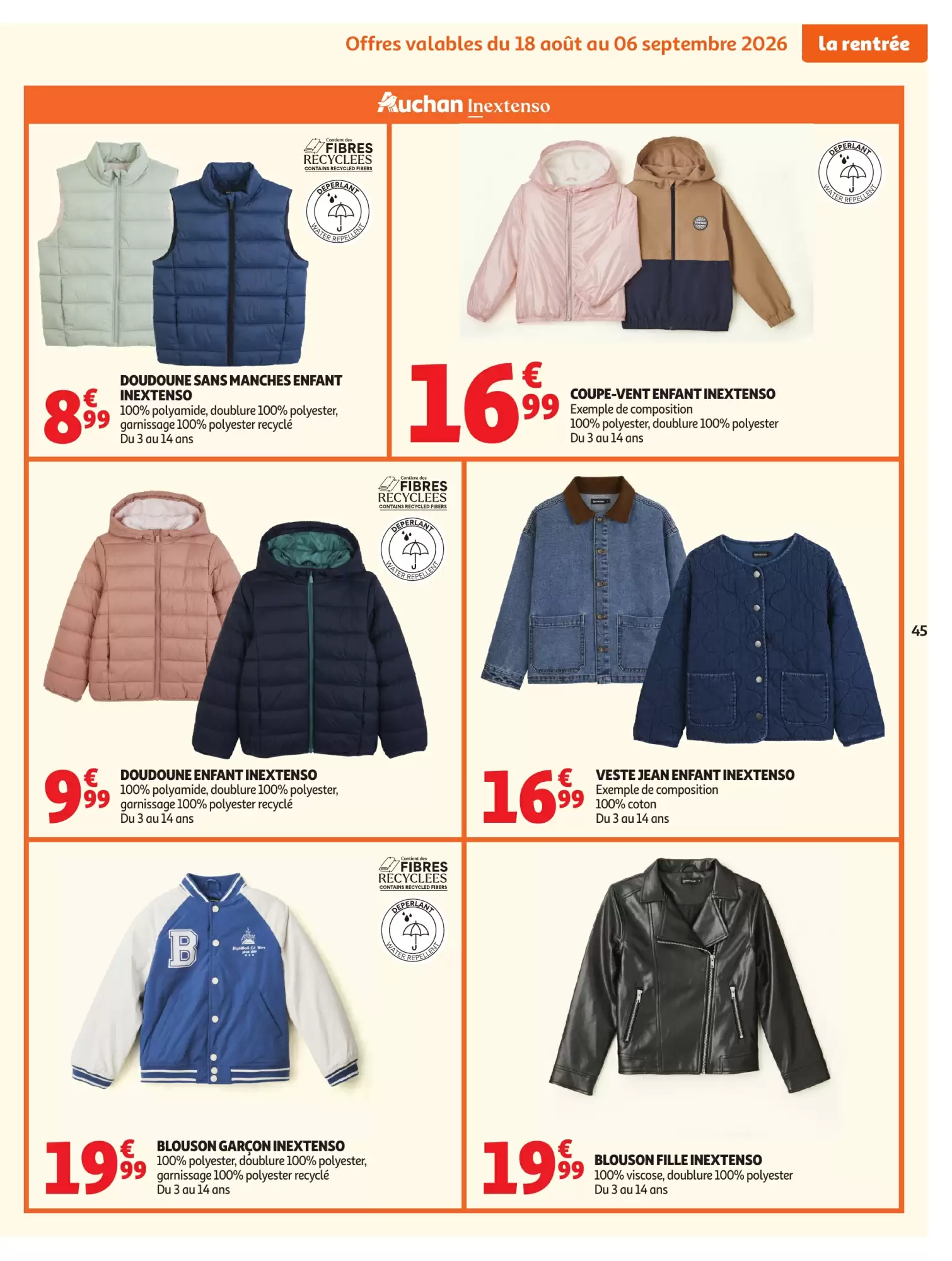Catalogue Auchan du 18 — 30 août 2026 – page 45