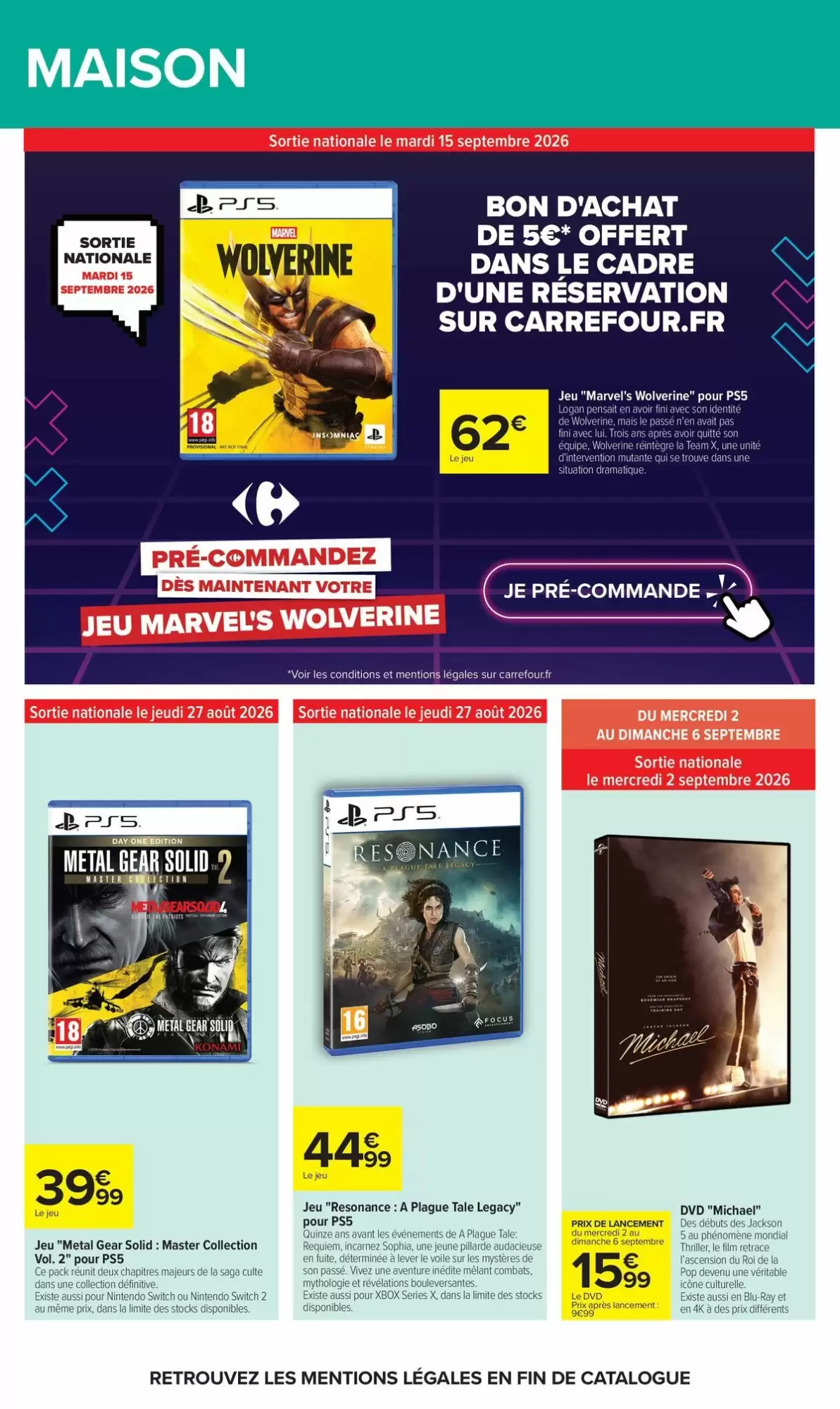 Catalogue Carrefour du 24 août au 7 septembre 2026 – page 74