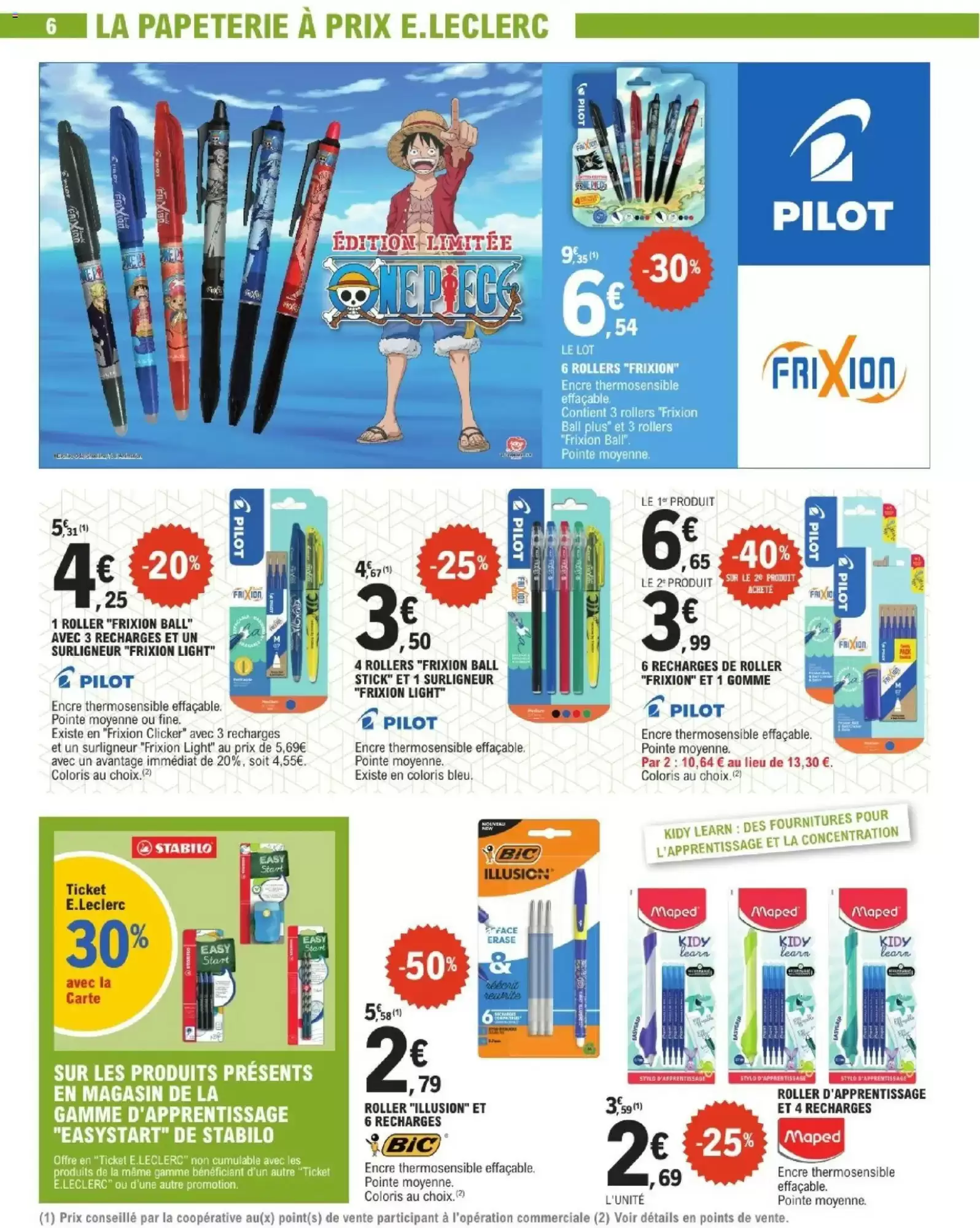 Catalogue E.Leclerc du 28 juillet au 29 août 2026 – page 6