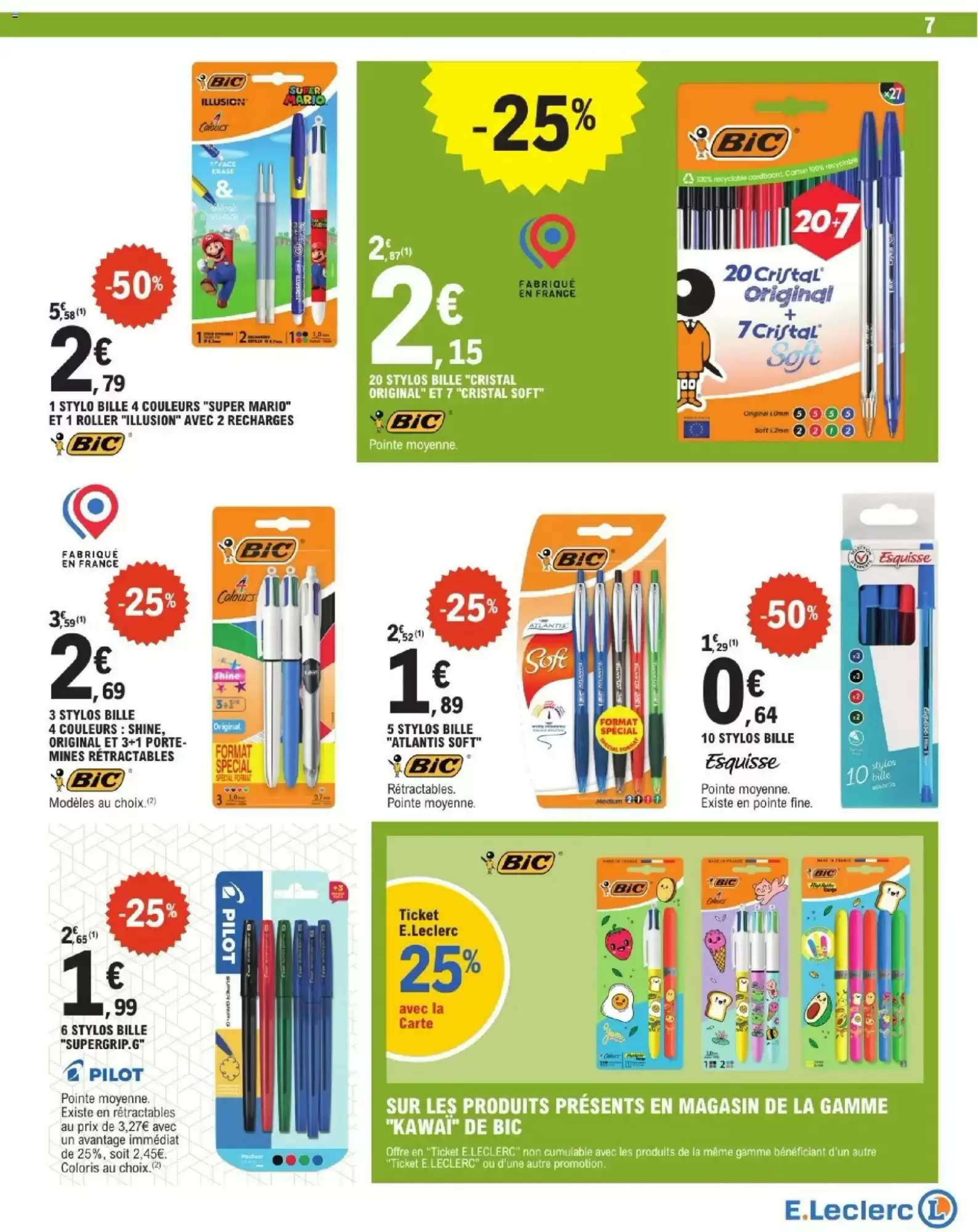 Catalogue E.Leclerc du 28 juillet au 29 août 2026 – page 7