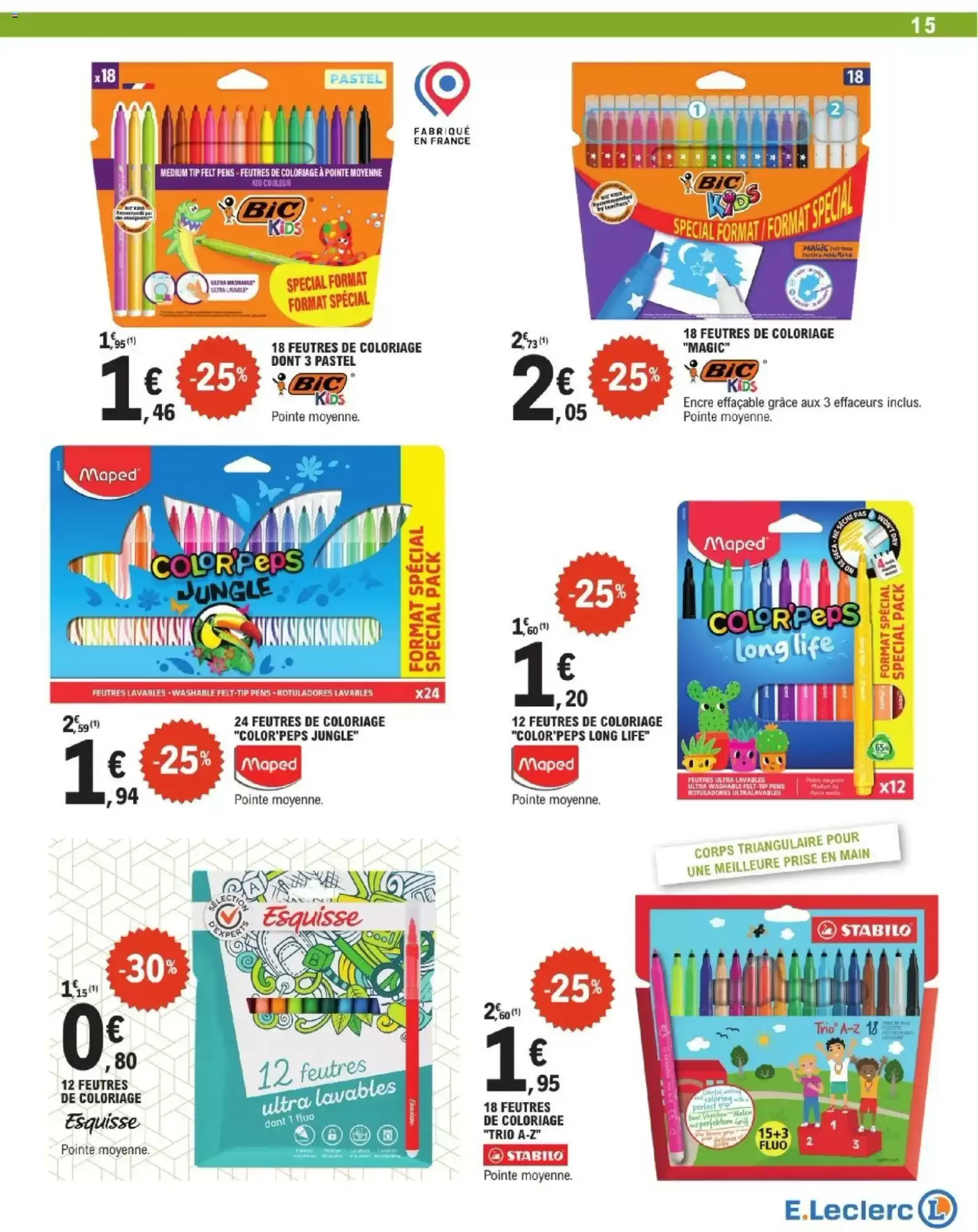 Catalogue E.Leclerc du 28 juillet au 29 août 2026 – page 15