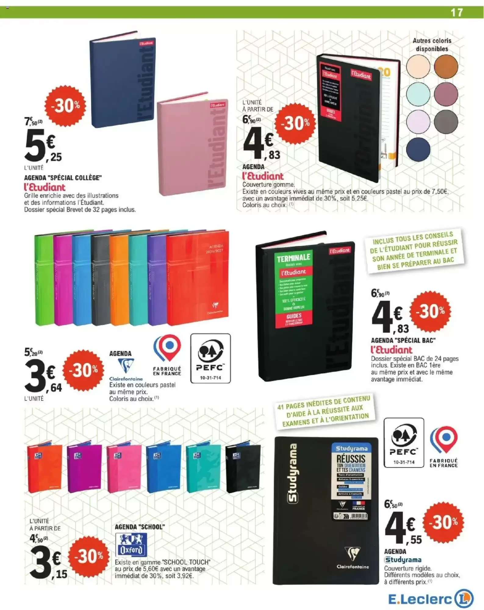 Catalogue E.Leclerc du 28 juillet au 29 août 2026 – page 17