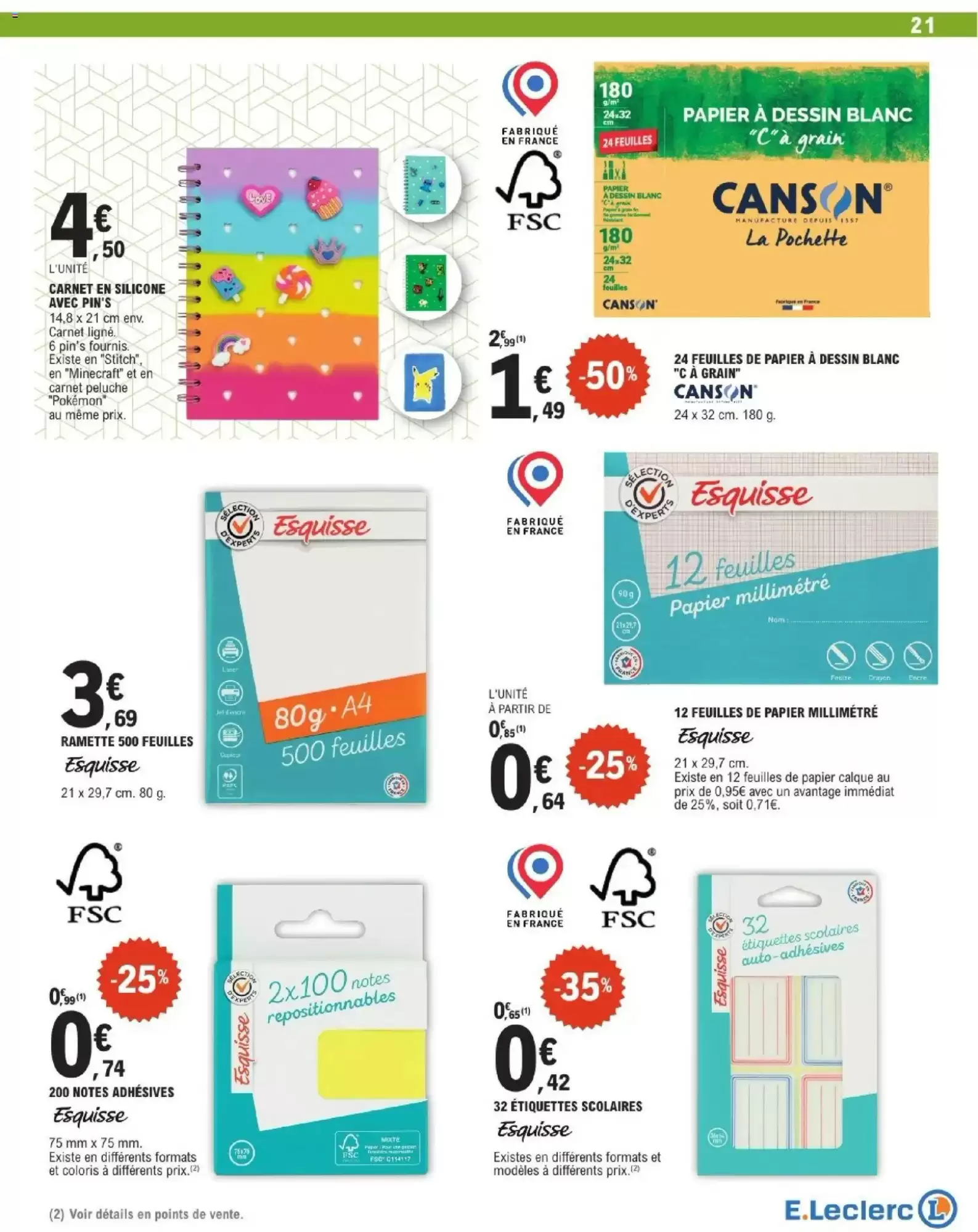 Catalogue E.Leclerc du 28 juillet au 29 août 2026 – page 21