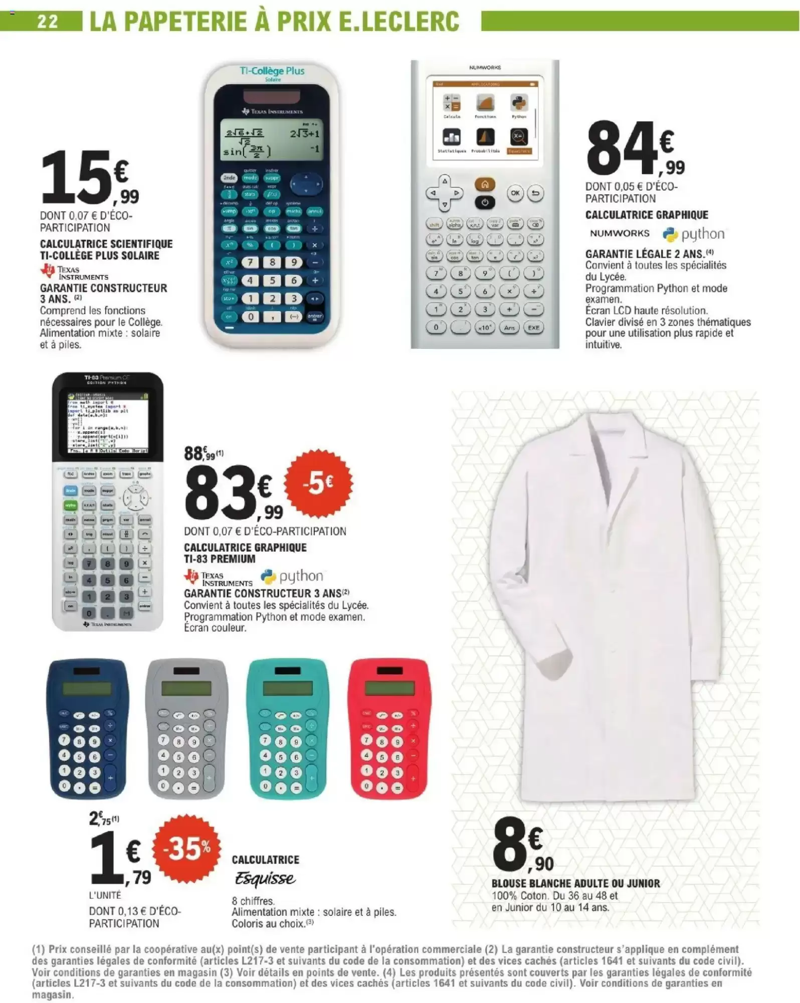 Catalogue E.Leclerc du 28 juillet au 29 août 2026 – page 22