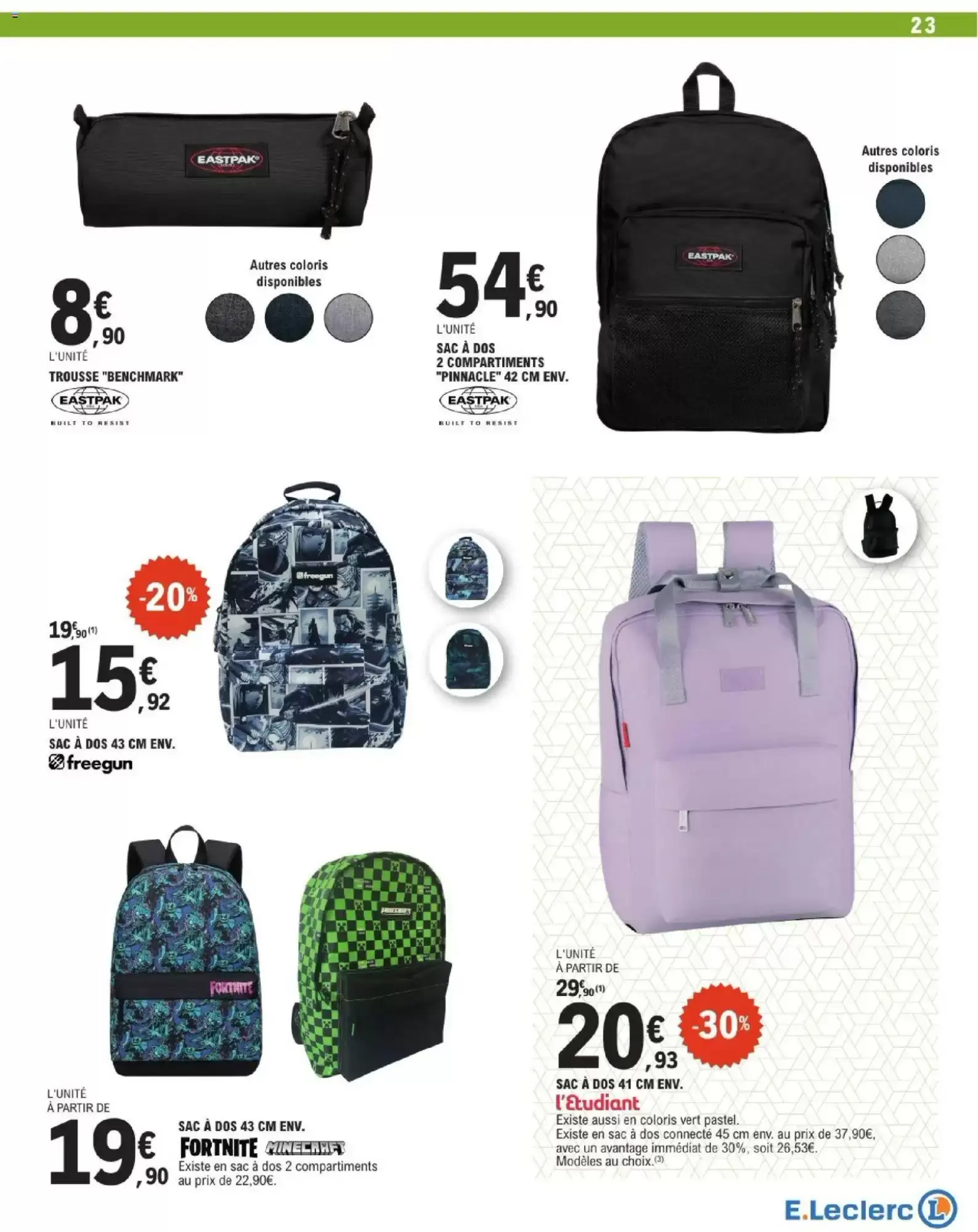 Catalogue E.Leclerc du 28 juillet au 29 août 2026 – page 23