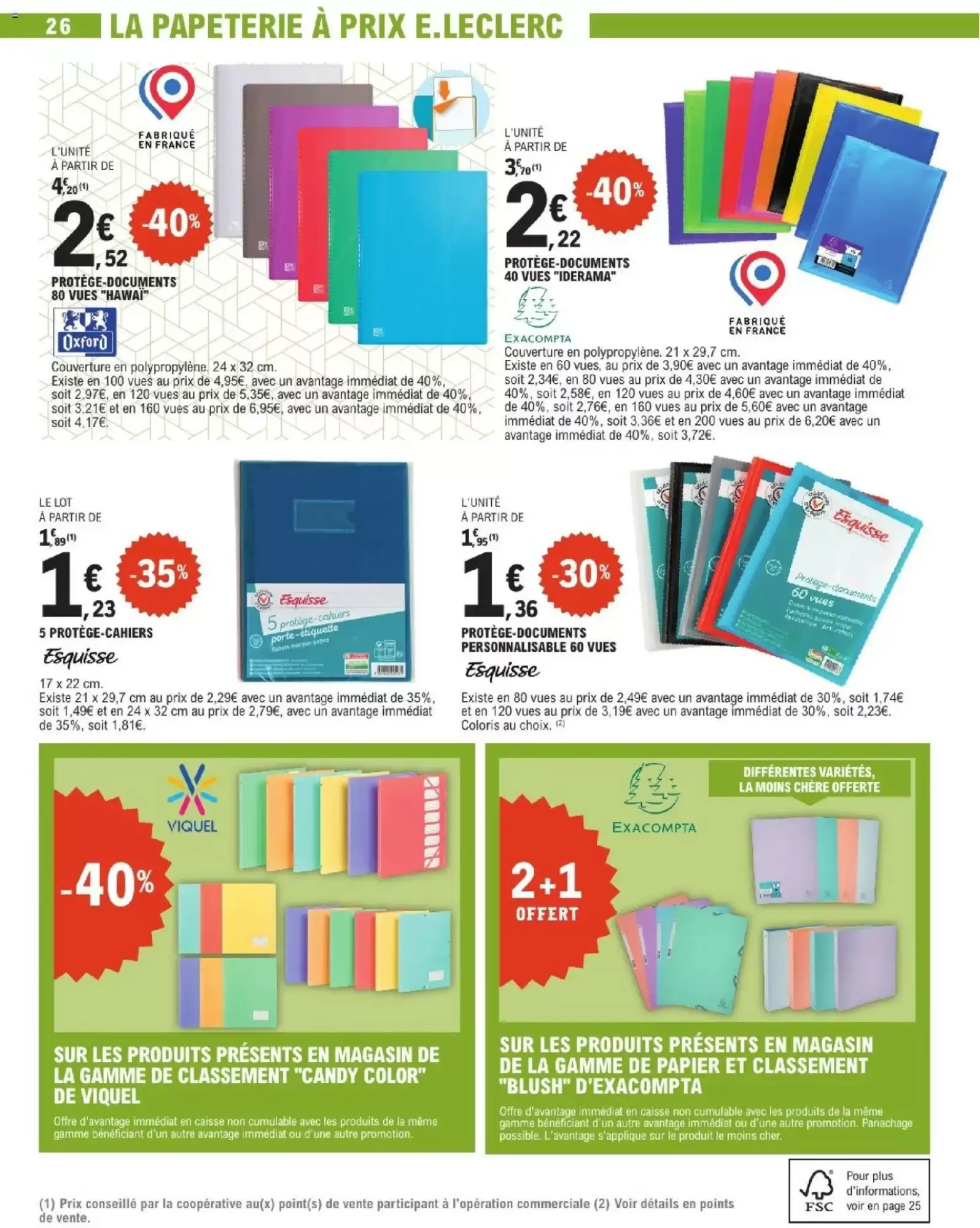 Catalogue E.Leclerc du 28 juillet au 29 août 2026 – page 26
