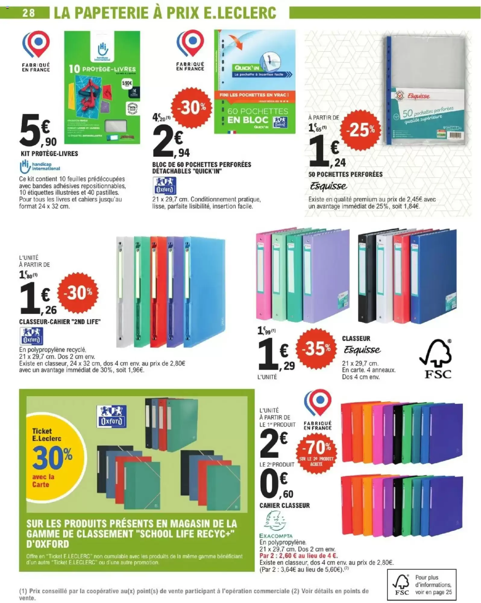 Catalogue E.Leclerc du 28 juillet au 29 août 2026 – page 28