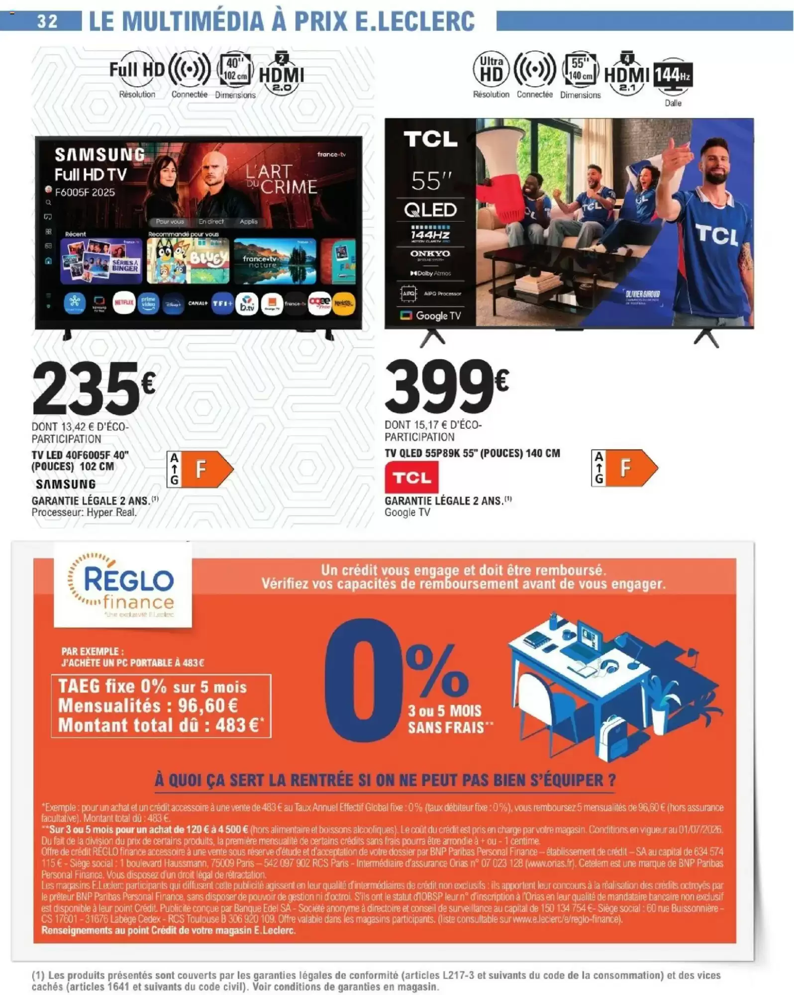 Catalogue E.Leclerc du 28 juillet au 29 août 2026 – page 32