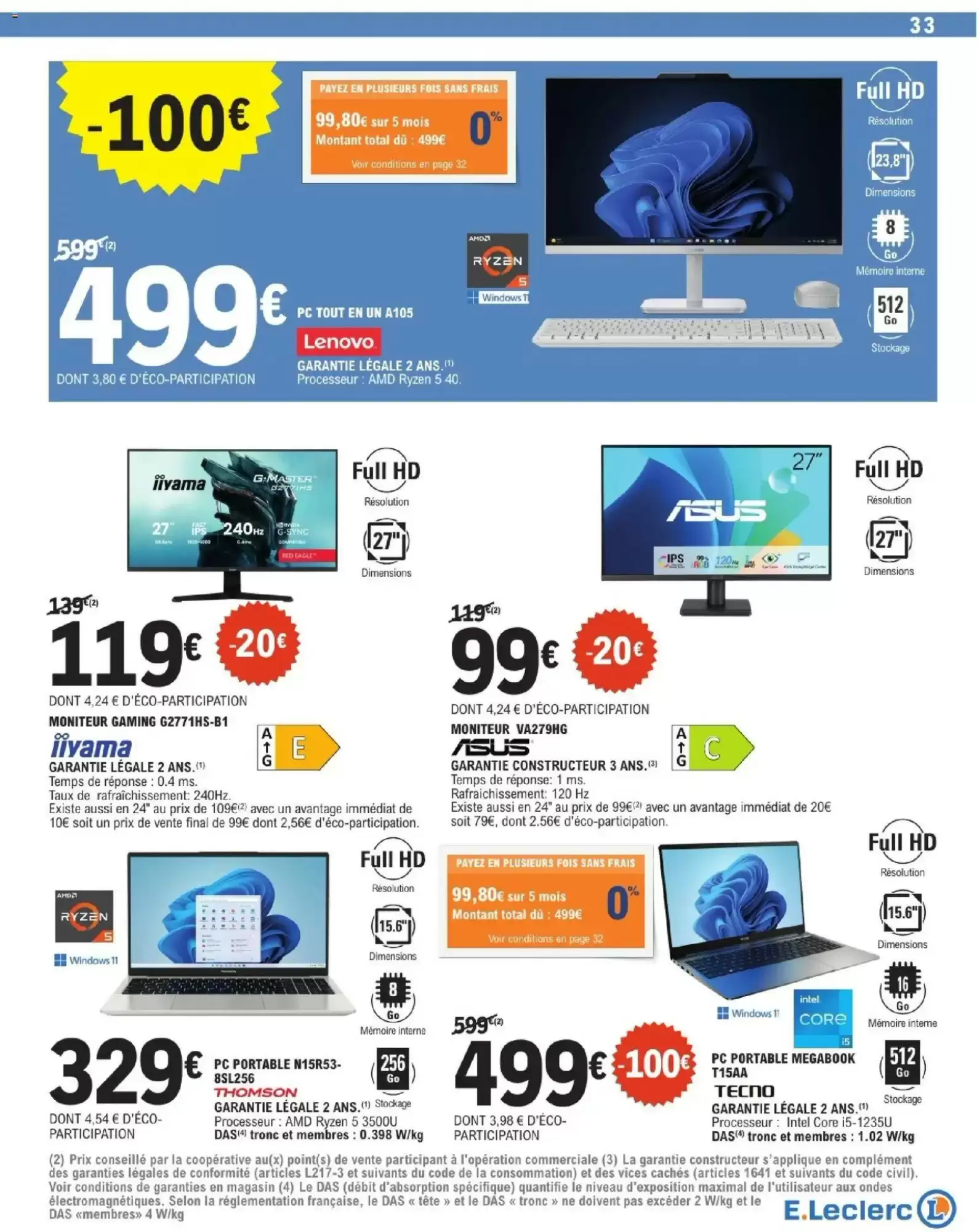 Catalogue E.Leclerc du 28 juillet au 29 août 2026 – page 33