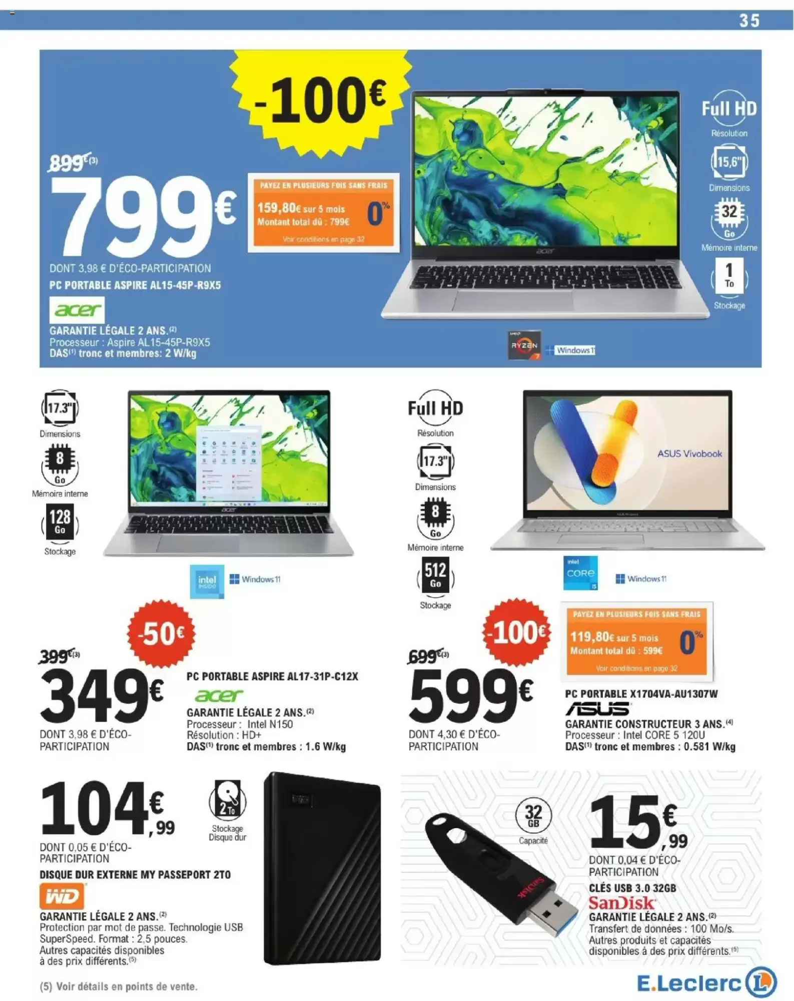 Catalogue E.Leclerc du 28 juillet au 29 août 2026 – page 35