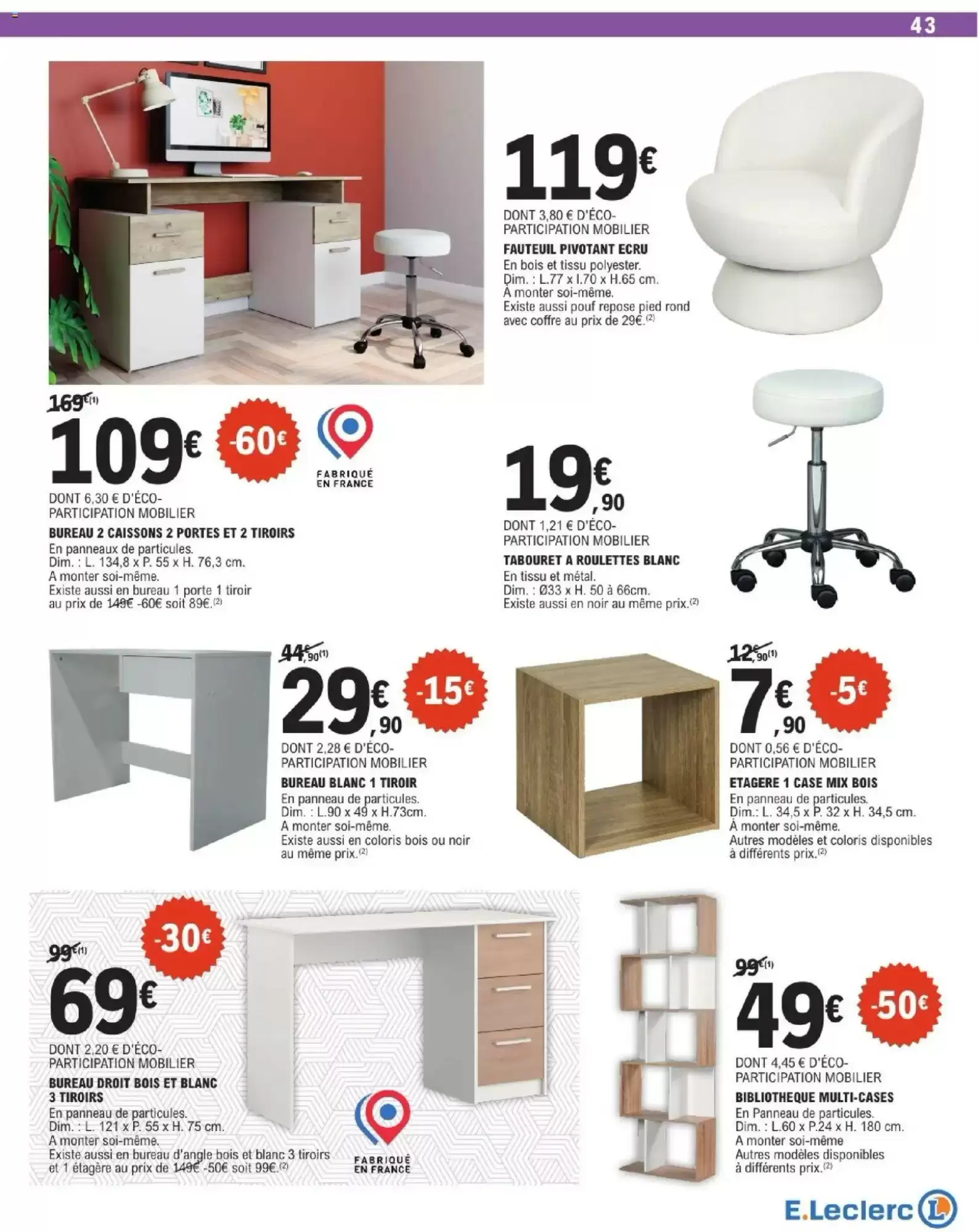 Catalogue E.Leclerc du 28 juillet au 29 août 2026 – page 43