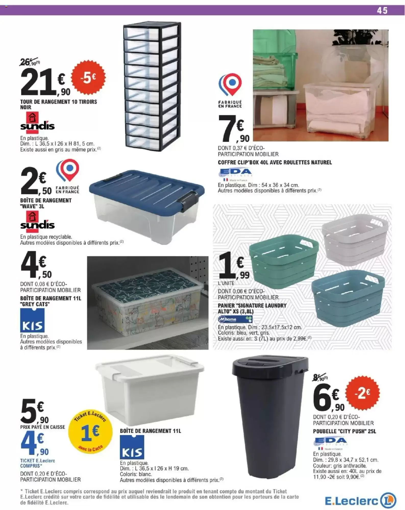 Catalogue E.Leclerc du 28 juillet au 29 août 2026 – page 45
