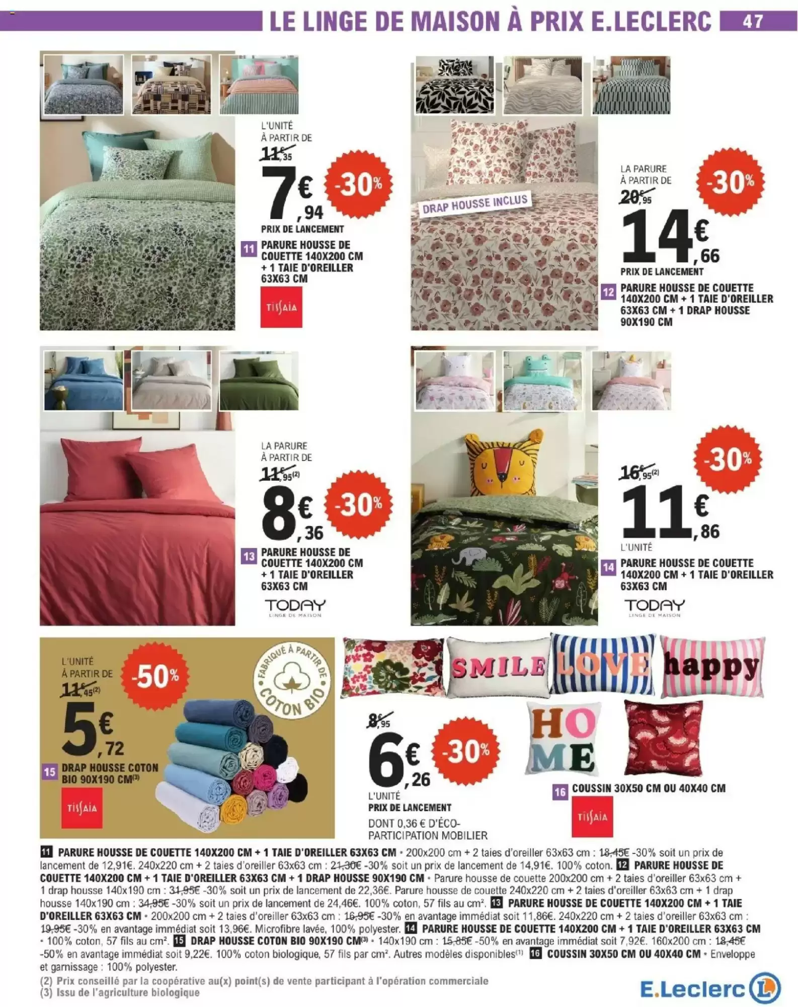 Catalogue E.Leclerc du 28 juillet au 29 août 2026 – page 47