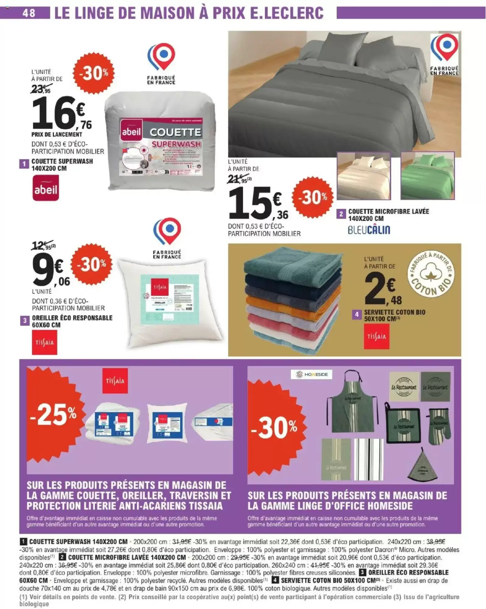 Catalogue E.Leclerc du 28 juillet au 29 août 2026 – page 48
