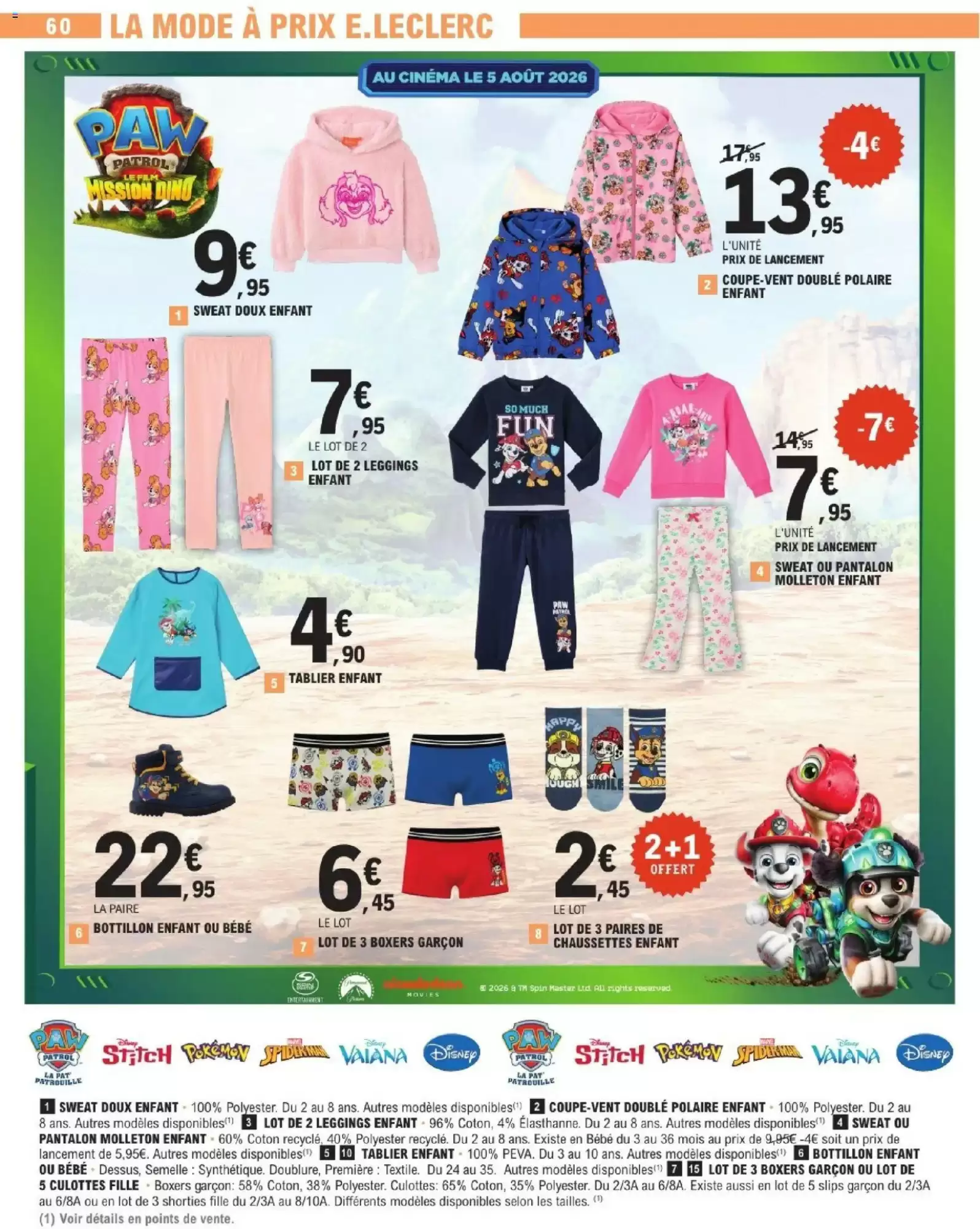 Catalogue E.Leclerc du 28 juillet au 29 août 2026 – page 60